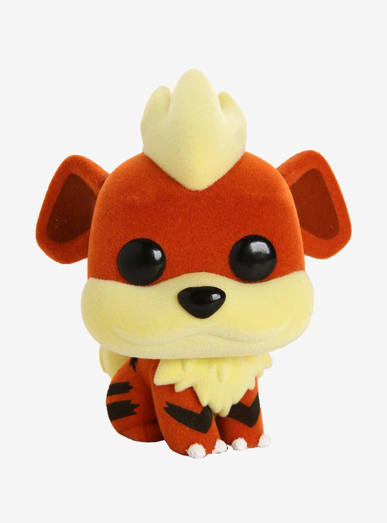 Funko Pop! Games Pok&eacute;mon Growlithe (Flocked) Vinyl Figure - 2020 Fall Convention Exclusive, , hi-res