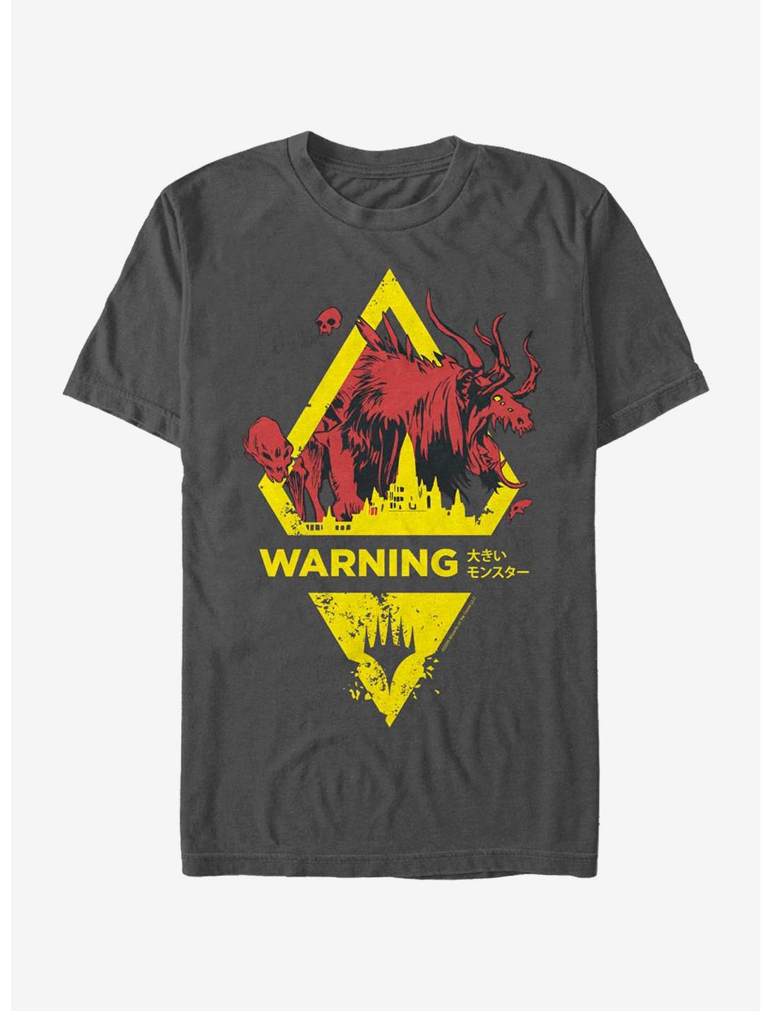Magic: The Gathering First Warning Ikoria T-Shirt, CHARCOAL, hi-res