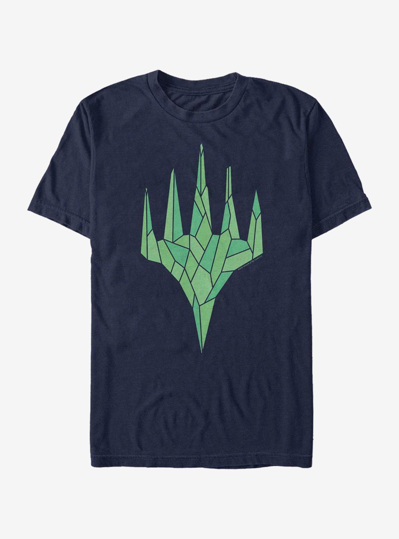 Magic: The Gathering Green Crystal T-Shirt, , hi-res