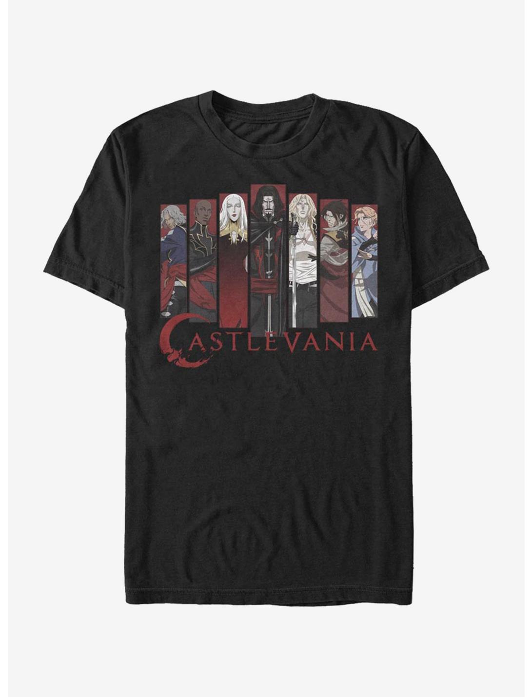 Castlevania Characters T-Shirt, BLACK, hi-res