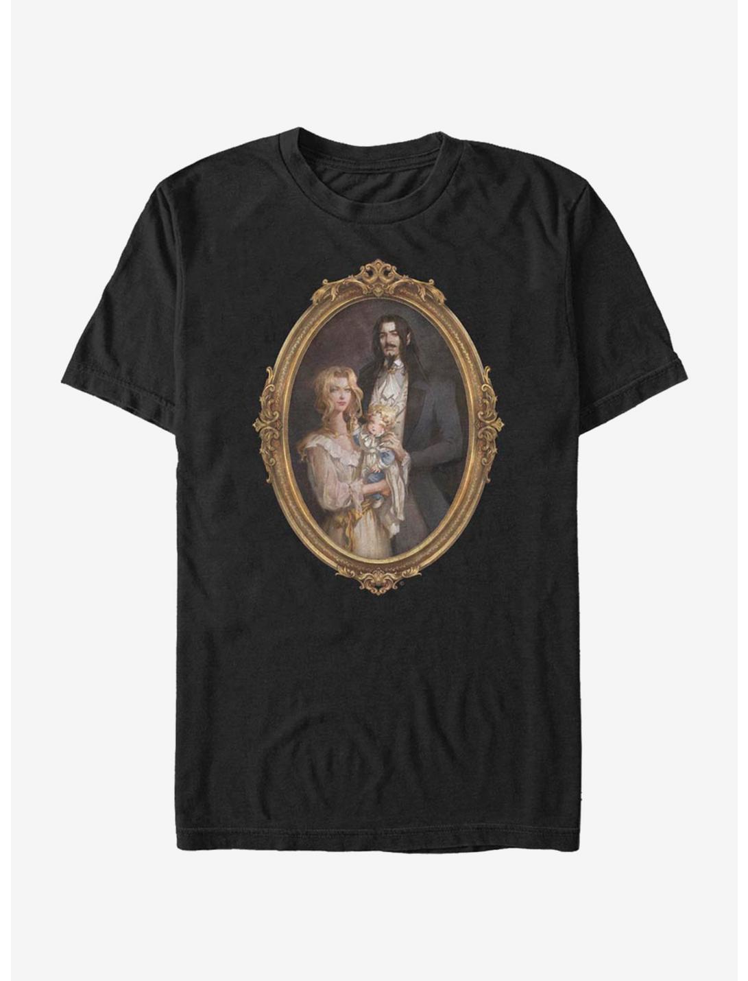 Castlevania Family Portrait T-Shirt, BLACK, hi-res