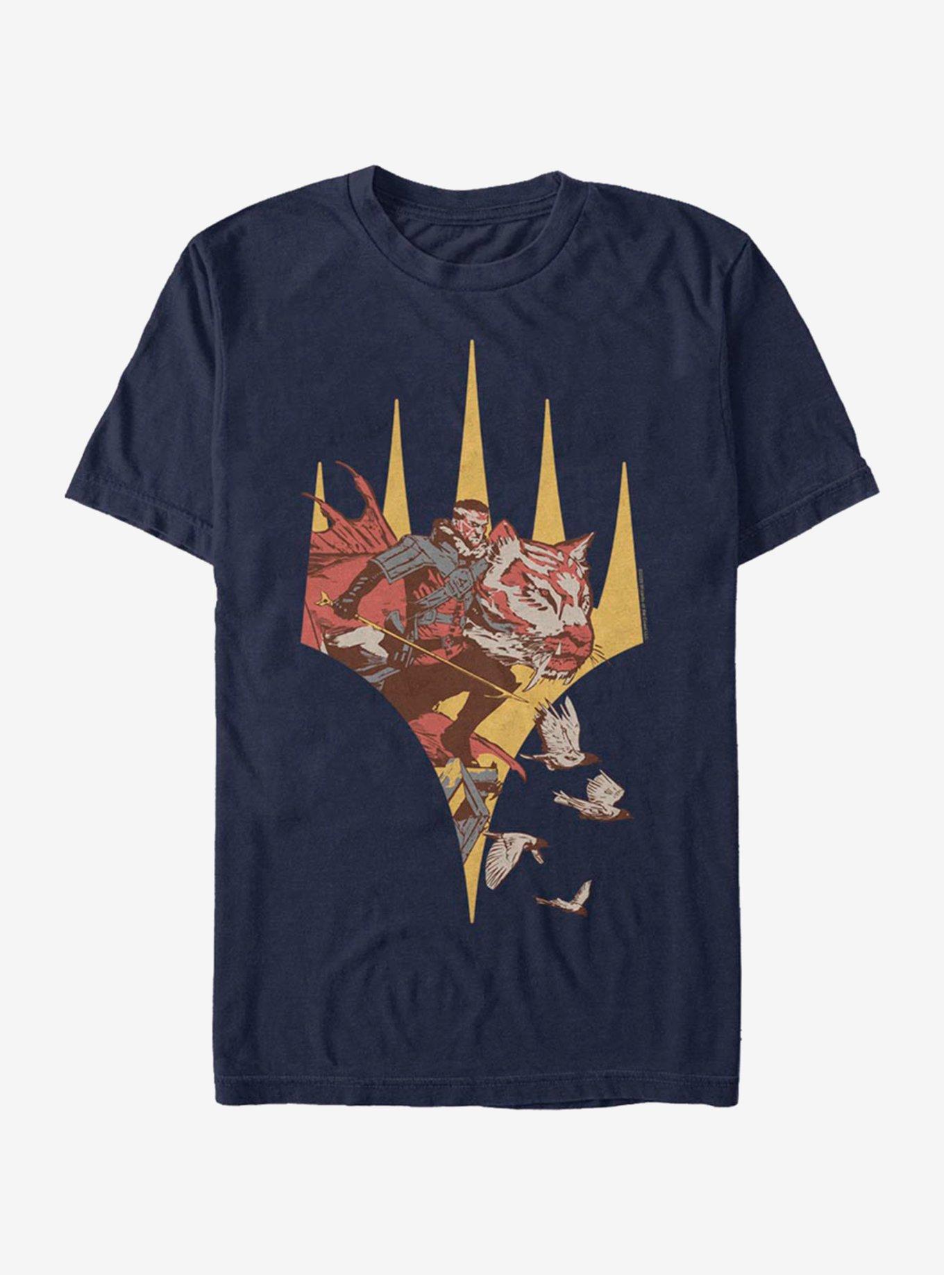 Magic: The Gathering Lukka Badge T-Shirt, NAVY, hi-res