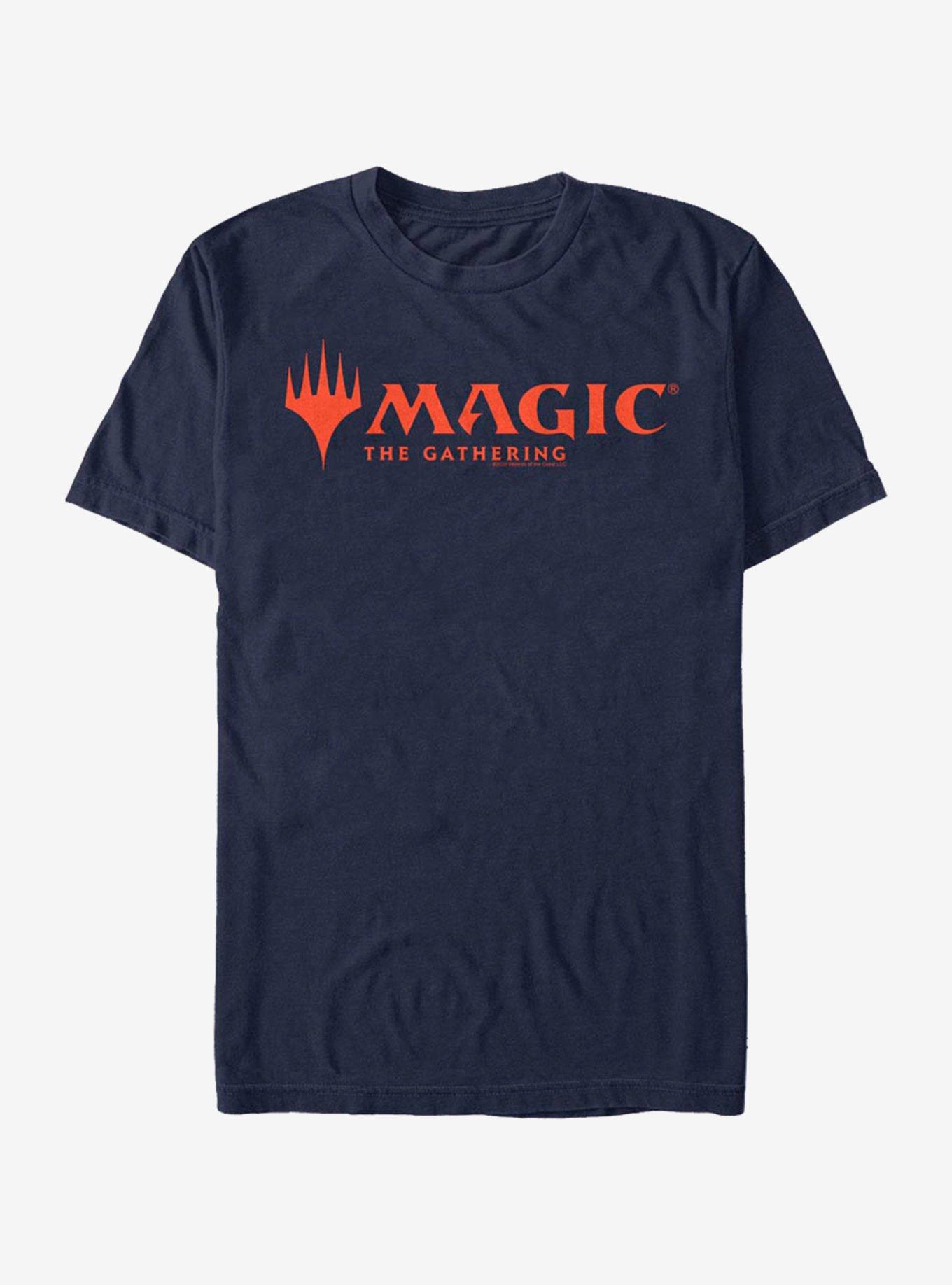 Magic: The Gathering Magic Logo T-Shirt, NAVY, hi-res