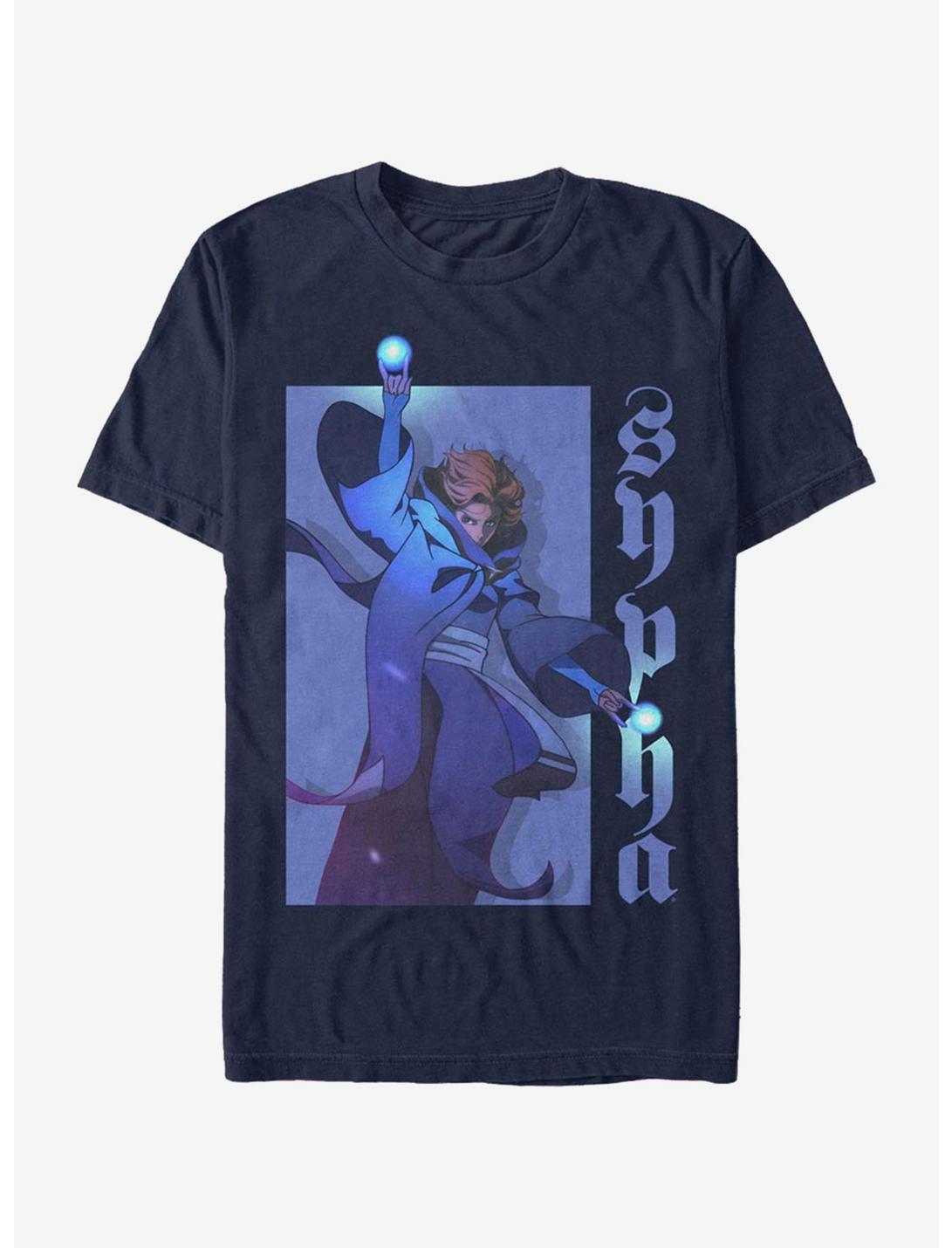 Castlevania Hero Sypha T-Shirt, NAVY, hi-res