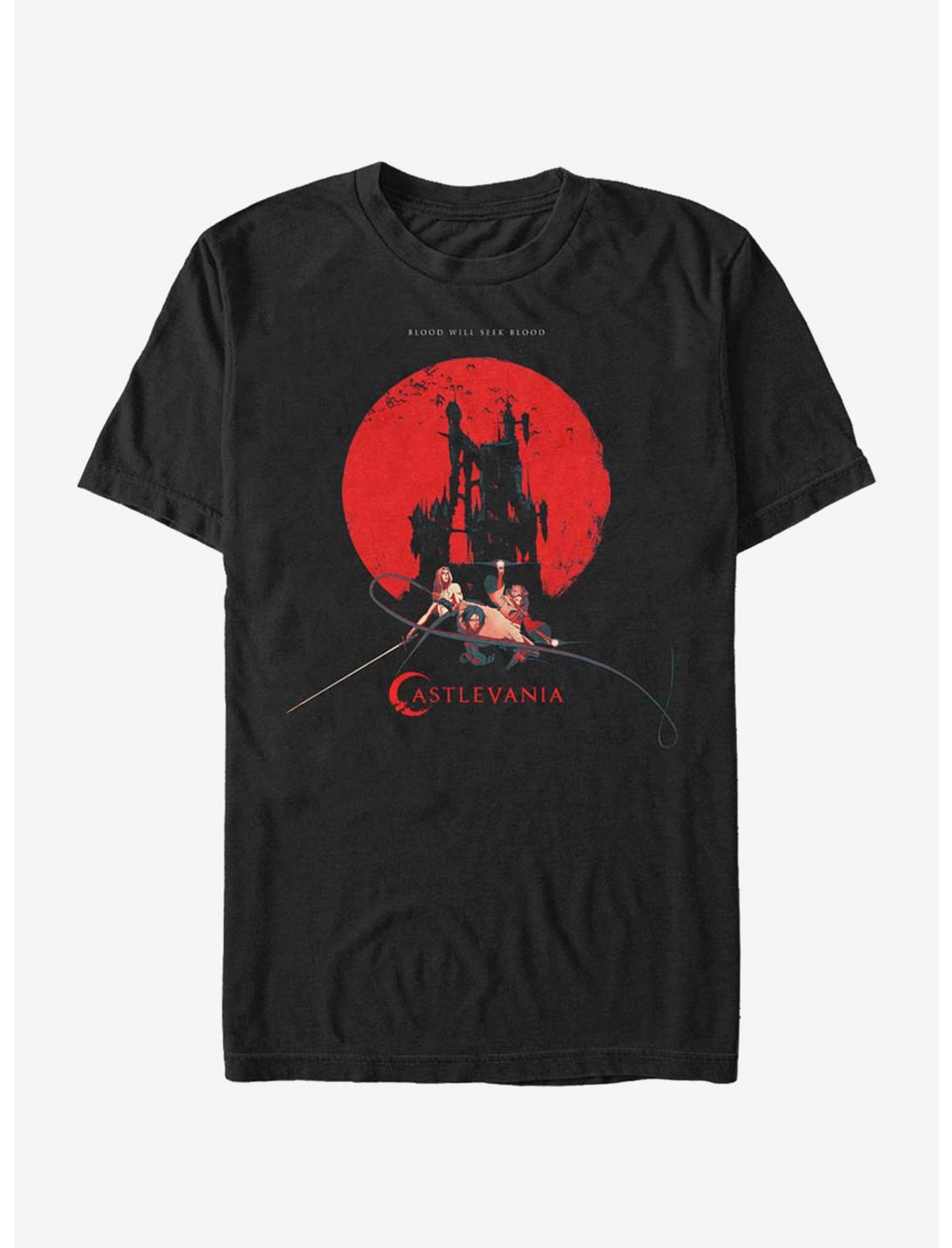 Castlevania Hero Weapons T-Shirt, BLACK, hi-res