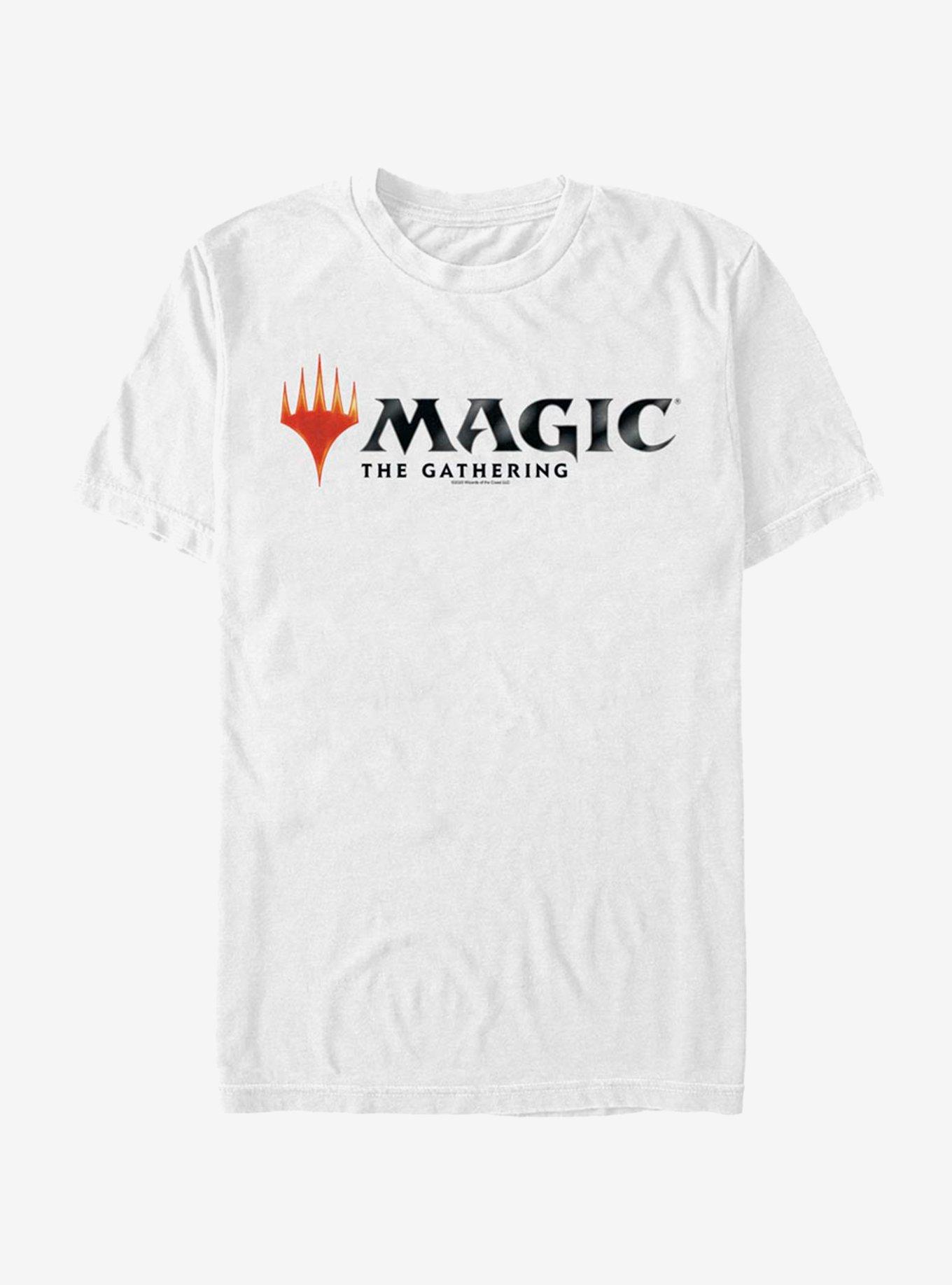 Magic: The Gathering Logo T-Shirt, WHITE, hi-res
