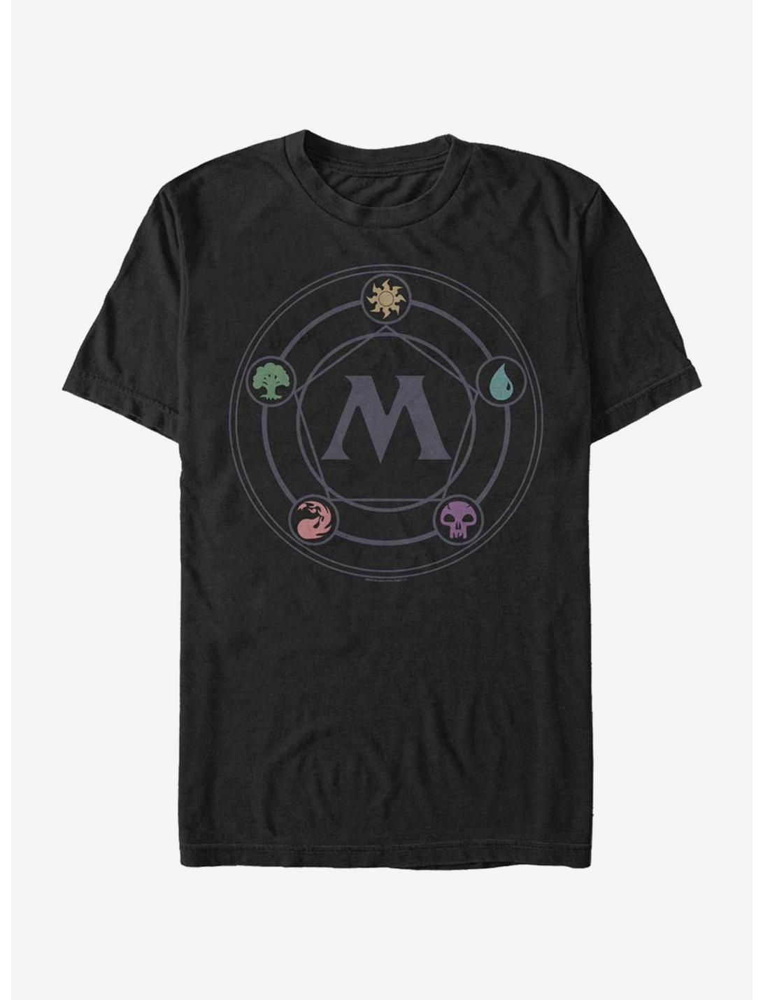 Magic: The Gathering Mana Pentagon T-Shirt, BLACK, hi-res