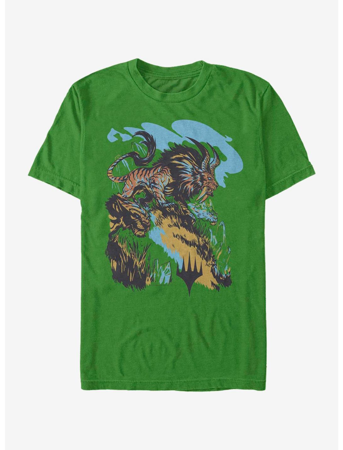 Magic: The Gathering Monster Overlook T-Shirt, KELLY, hi-res