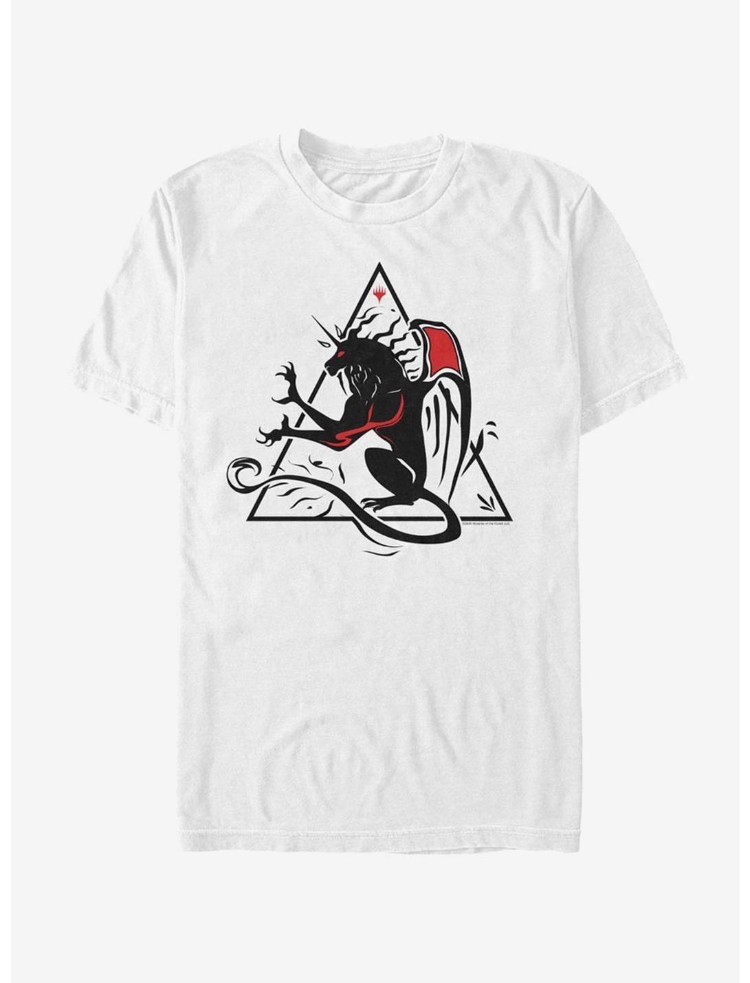 Magic: The Gathering Monster Triangle T-Shirt, WHITE, hi-res