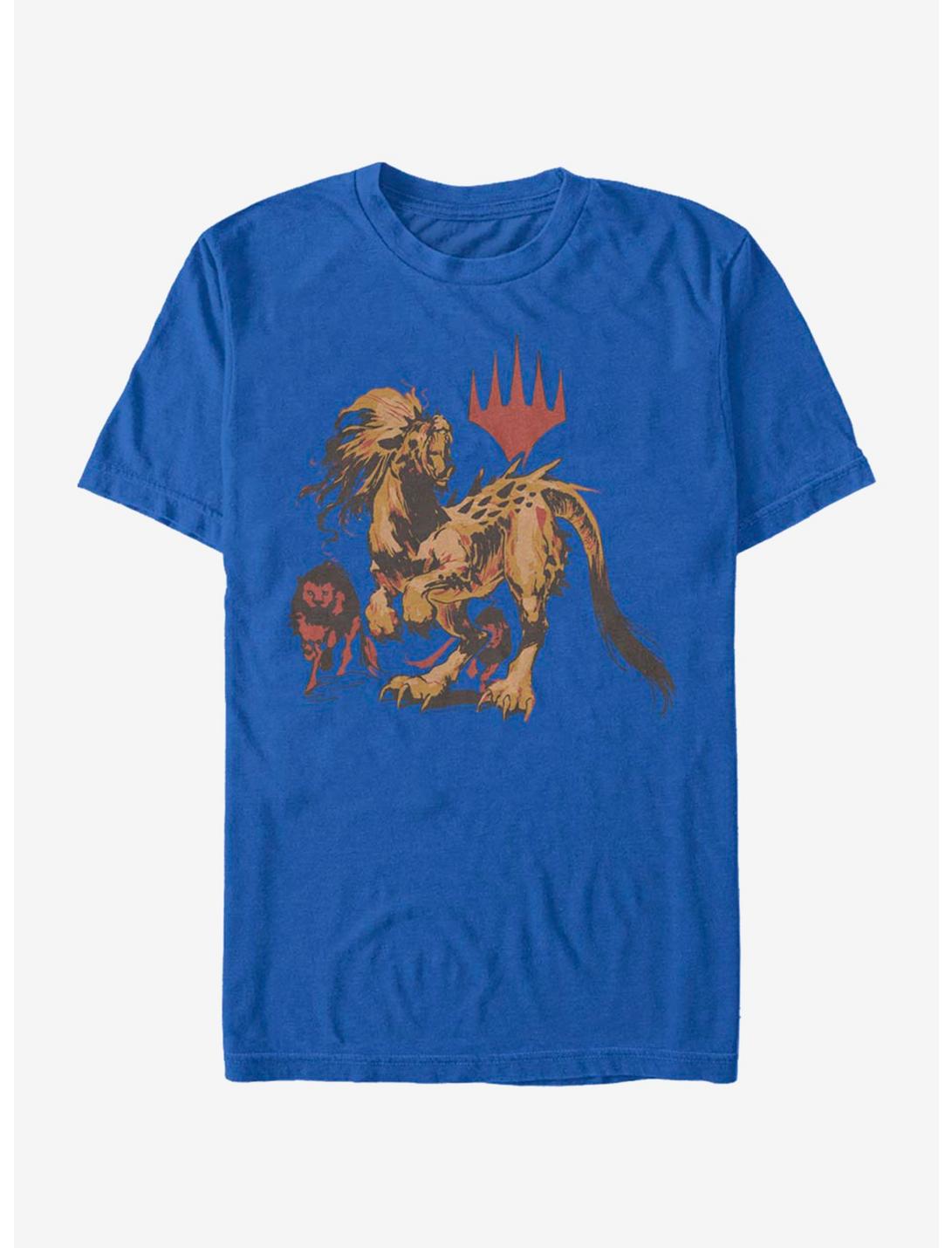 Magic: The Gathering Roaring Monsters T-Shirt, ROYAL, hi-res