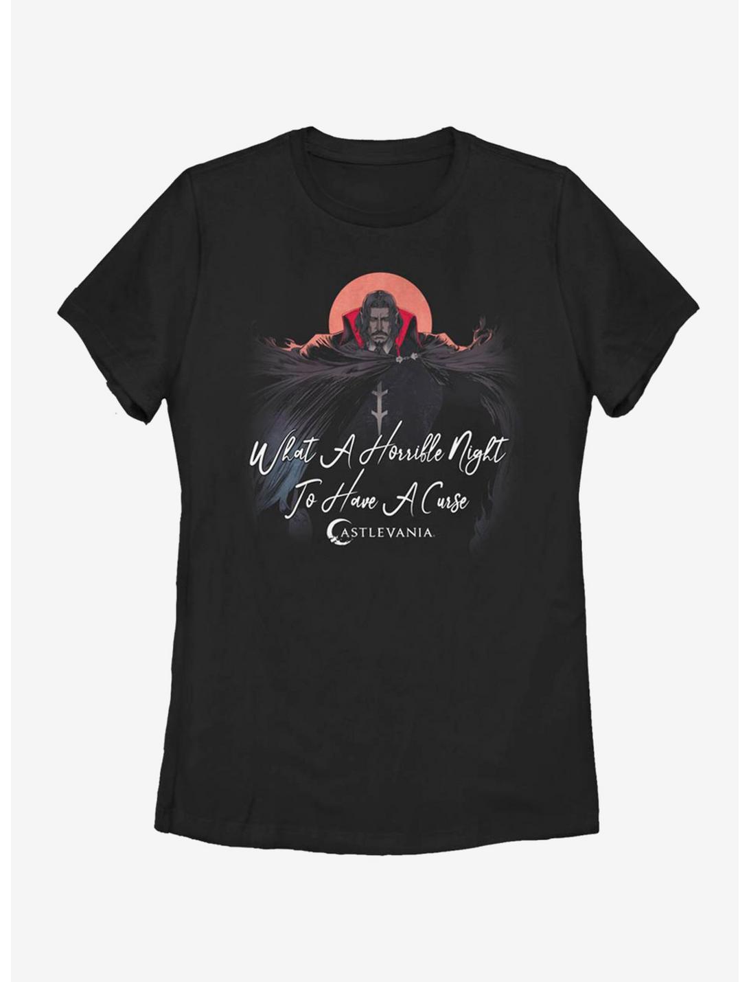 Castlevania Horrible Night To Have A Curse Womens T-Shirt, BLACK, hi-res