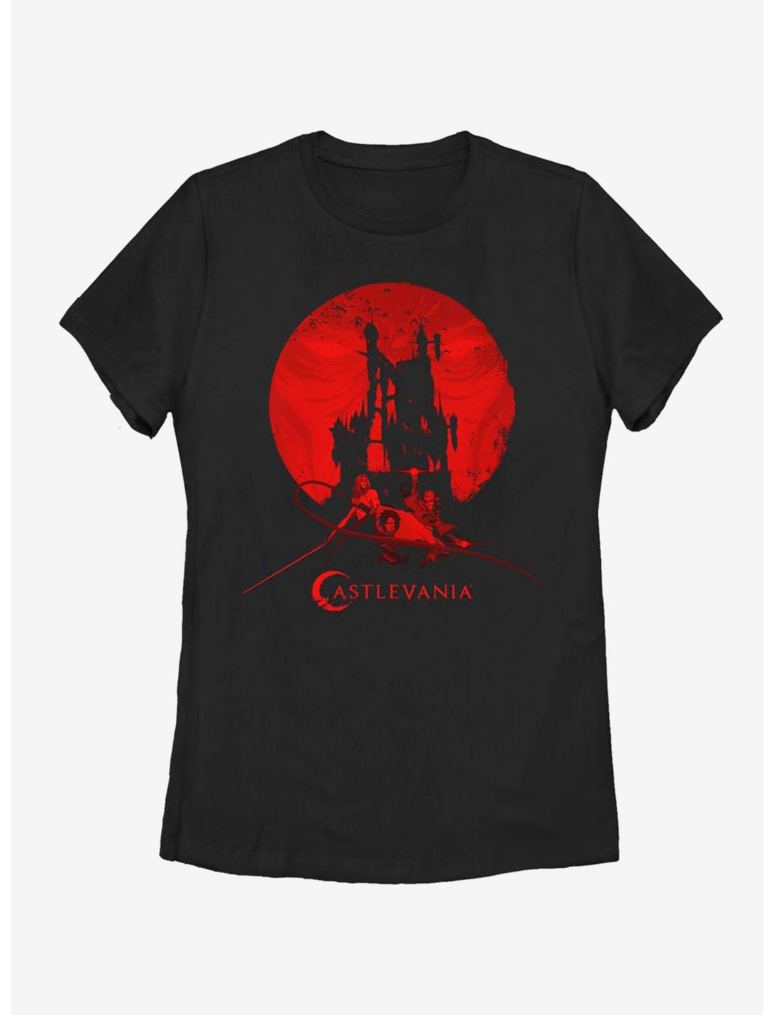 Castlevania Moon Eyes Womens T-Shirt, BLACK, hi-res