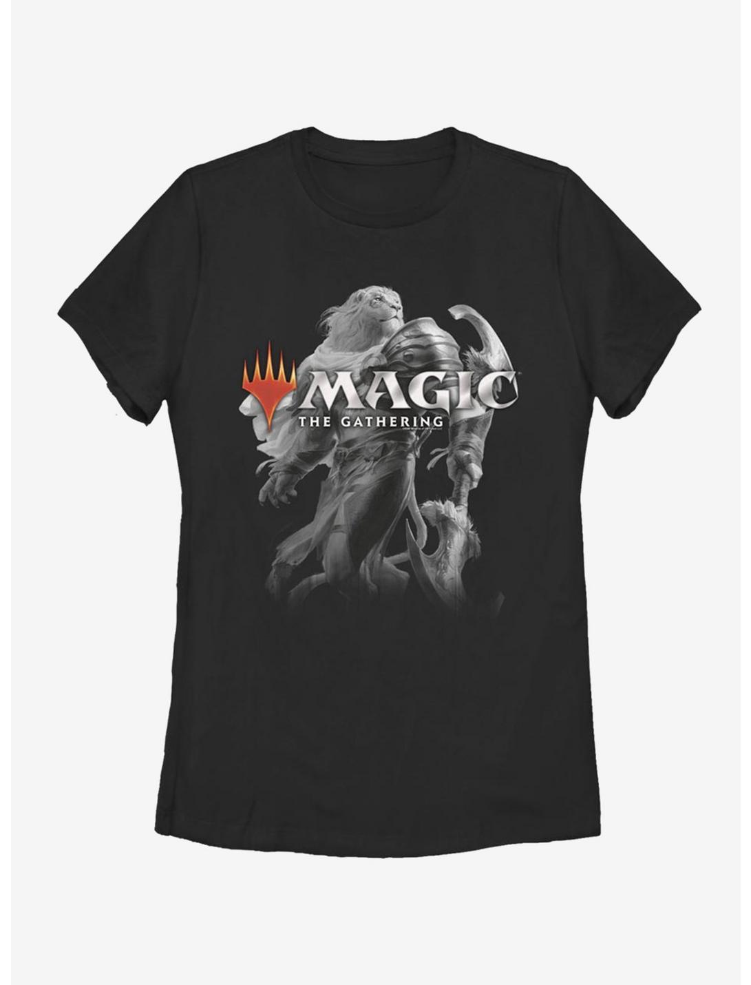 Magic: The Gathering Lion Knight Womens T-Shirt, BLACK, hi-res