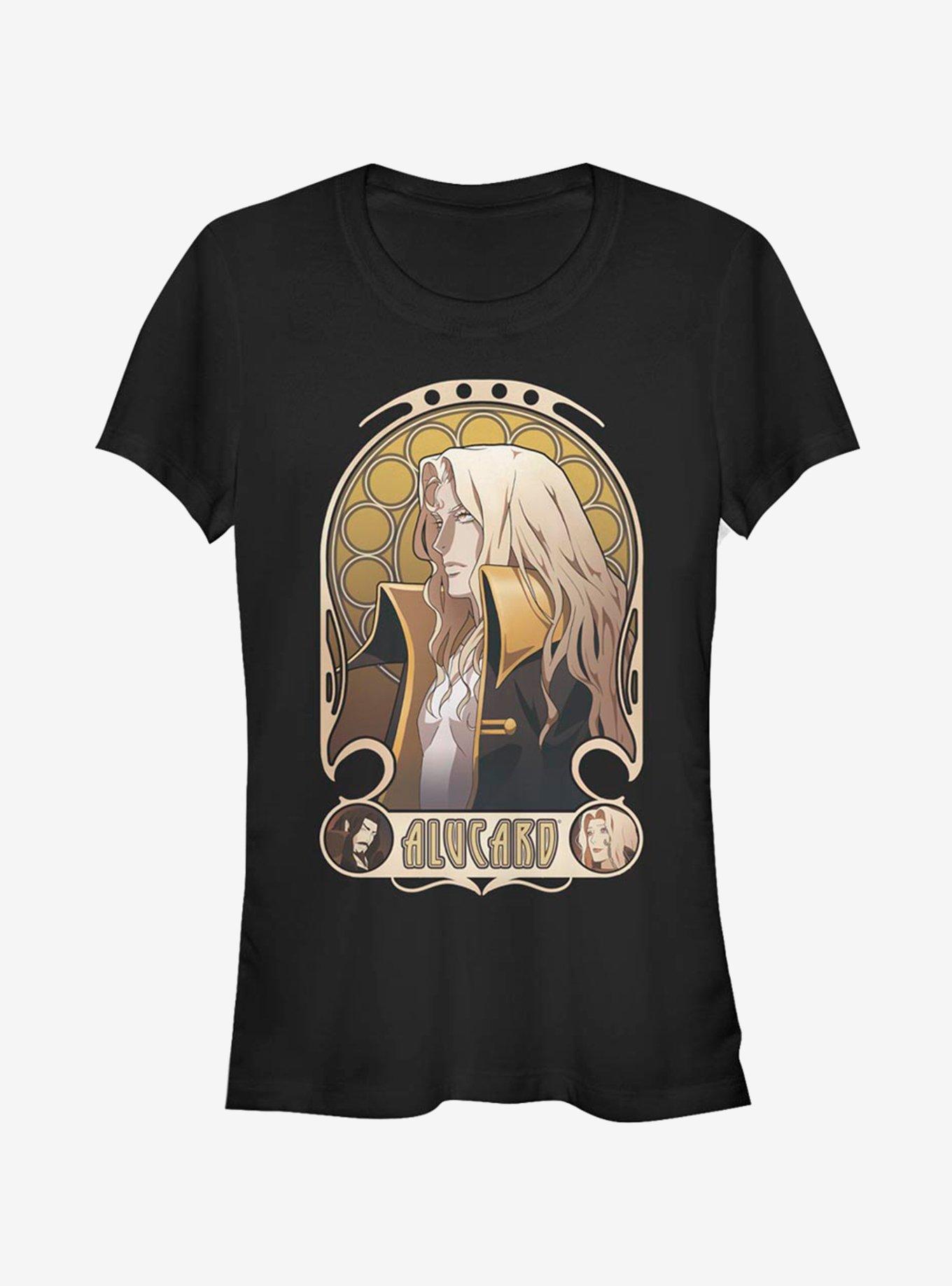 Castlevania Alucard Nouveau Girls T-Shirt, BLACK, hi-res