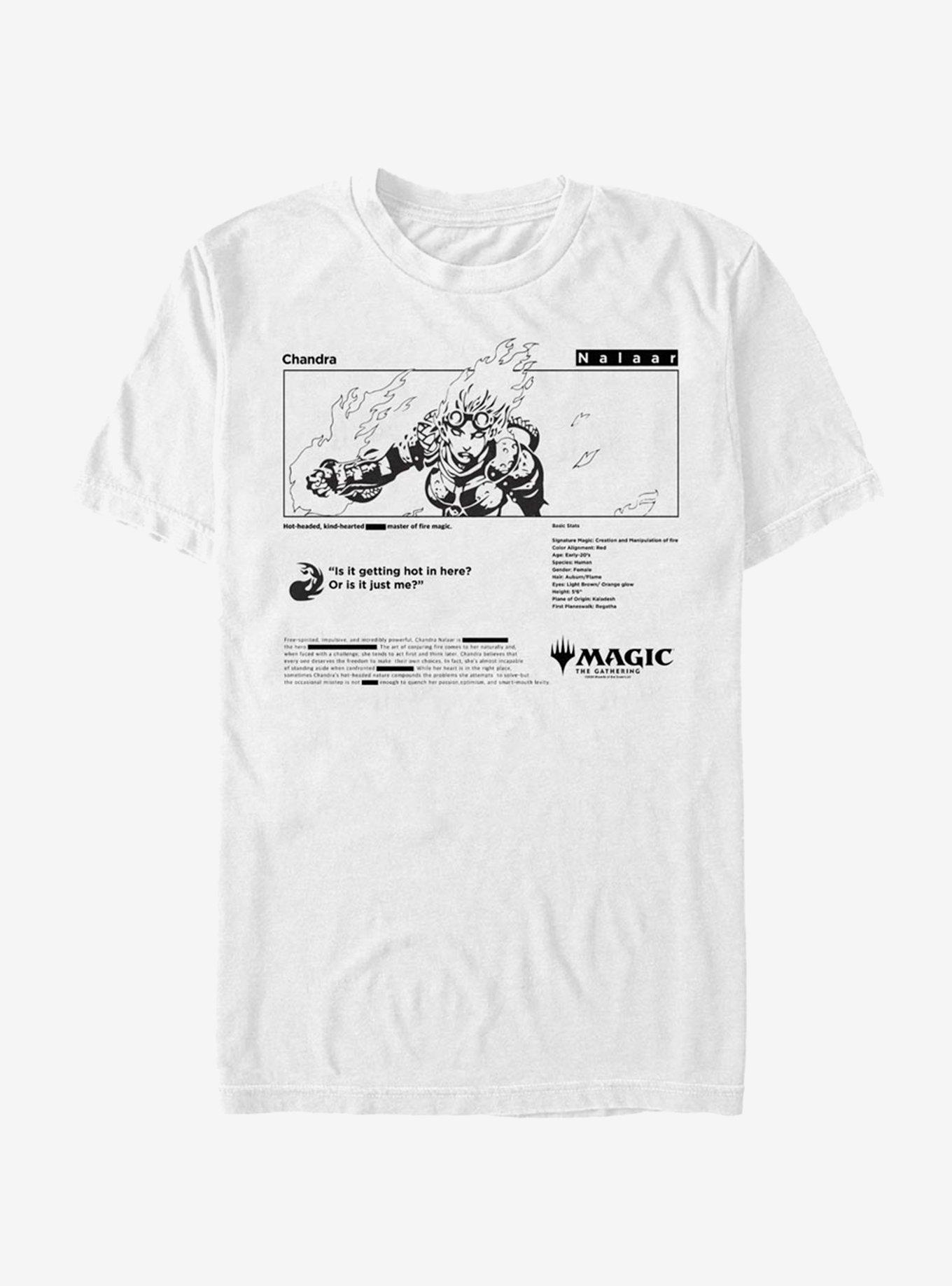 Magic: The Gathering Chandra Bio T-Shirt, WHITE, hi-res