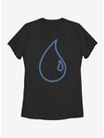 Magic: The Gathering Blue Mana Emblem Womens T-Shirt, BLACK, hi-res