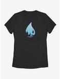 Magic: The Gathering Blue Mana Symbol Womens T-Shirt, BLACK, hi-res