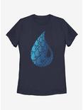 Magic: The Gathering Blue Mana Symbol Womens T-Shirt, NAVY, hi-res