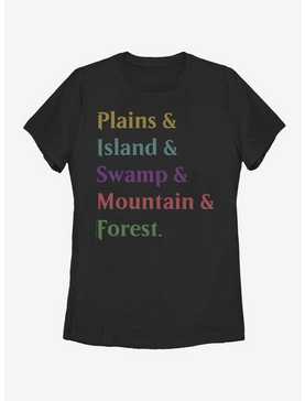 Magic: The Gathering Land Stack Womens T-Shirt, , hi-res