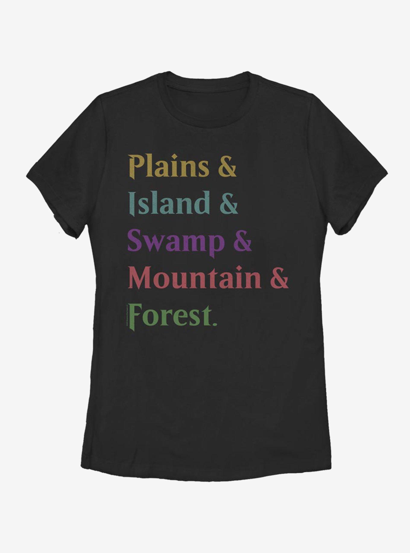 Magic: The Gathering Land Stack Womens T-Shirt, , hi-res
