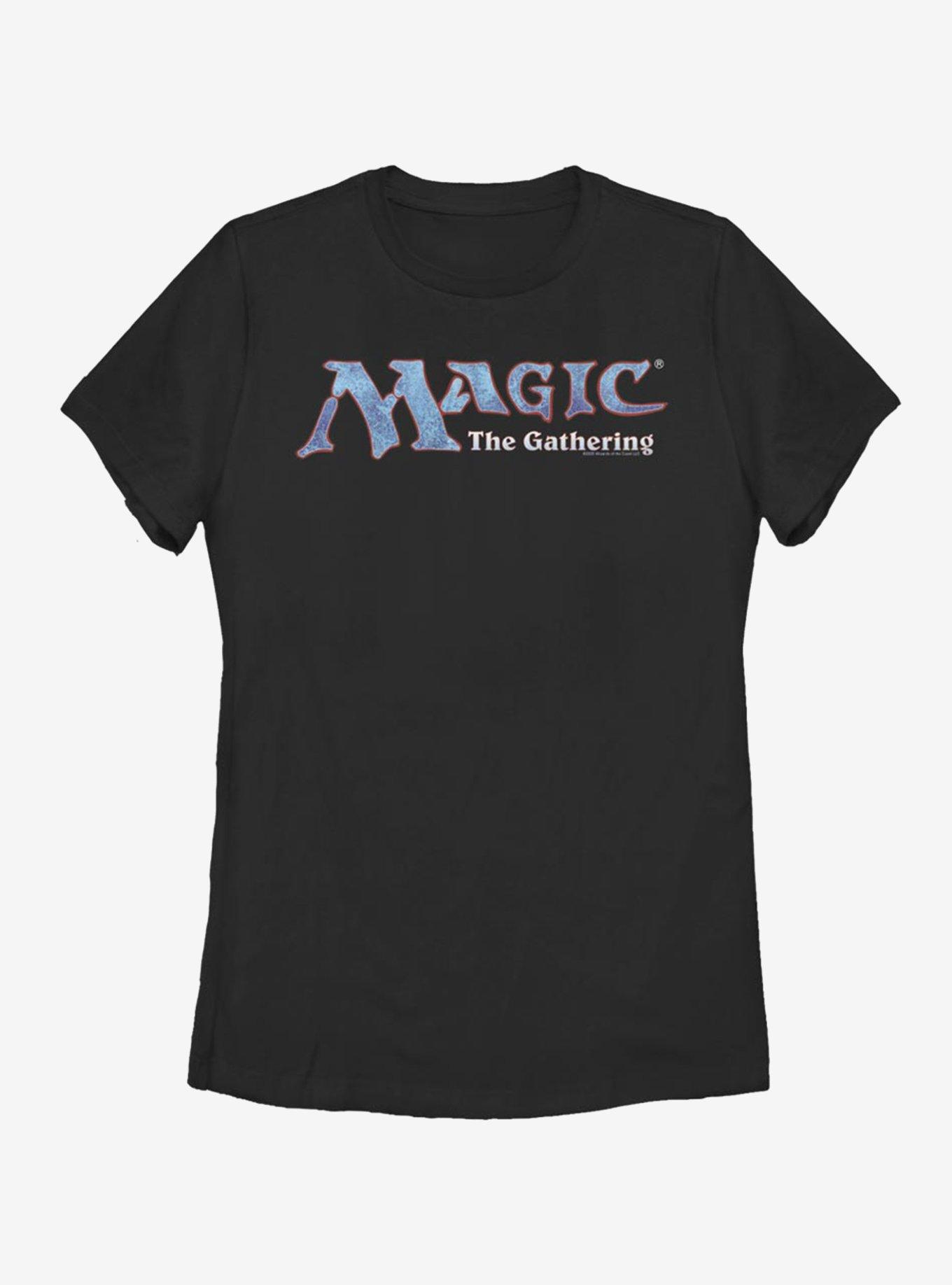 Magic: The Gathering Vintage Logo Womens T-Shirt, BLACK, hi-res