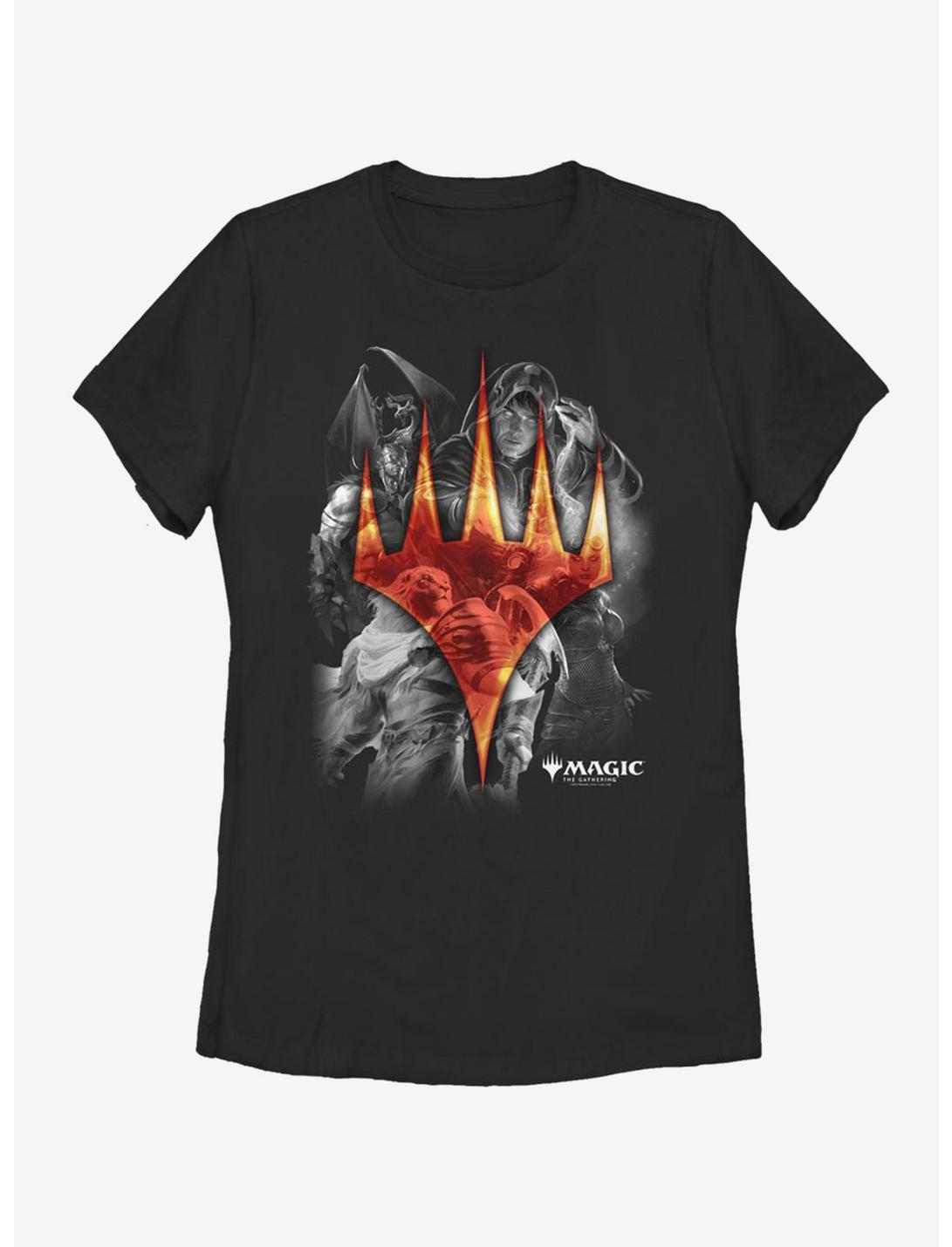 Magic: The Gathering Mythical Walkers Womens T-Shirt, BLACK, hi-res