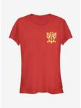 Castlevania Belmont Crest Girls T-Shirt, RED, hi-res