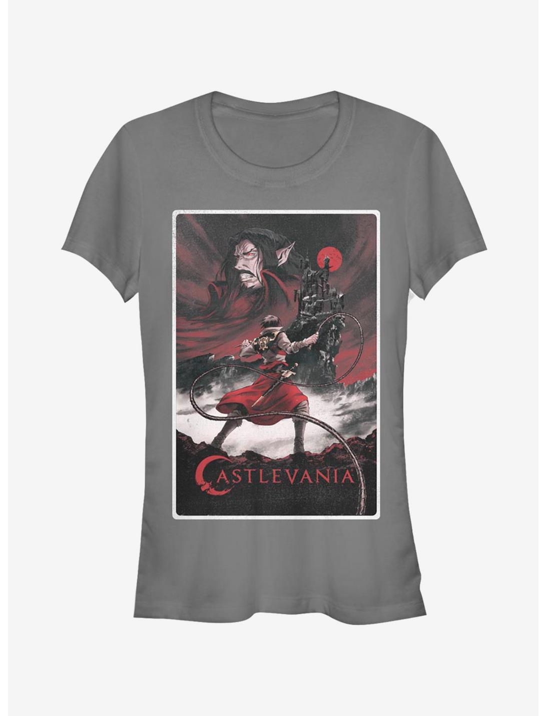 Castlevania Classic Girls T-Shirt, CHARCOAL, hi-res