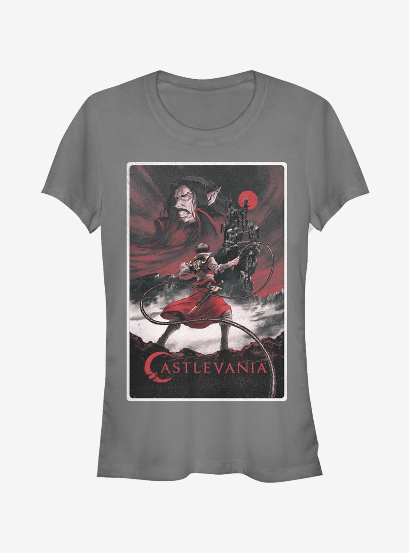 Castlevania Classic Girls T-Shirt, CHARCOAL, hi-res