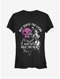 Magic: The Gathering Liliana Rule The Dead Girls T-Shirt, BLACK, hi-res