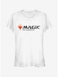 Magic: The Gathering Magic The Gathering Logo Girls T-Shirt, WHITE, hi-res