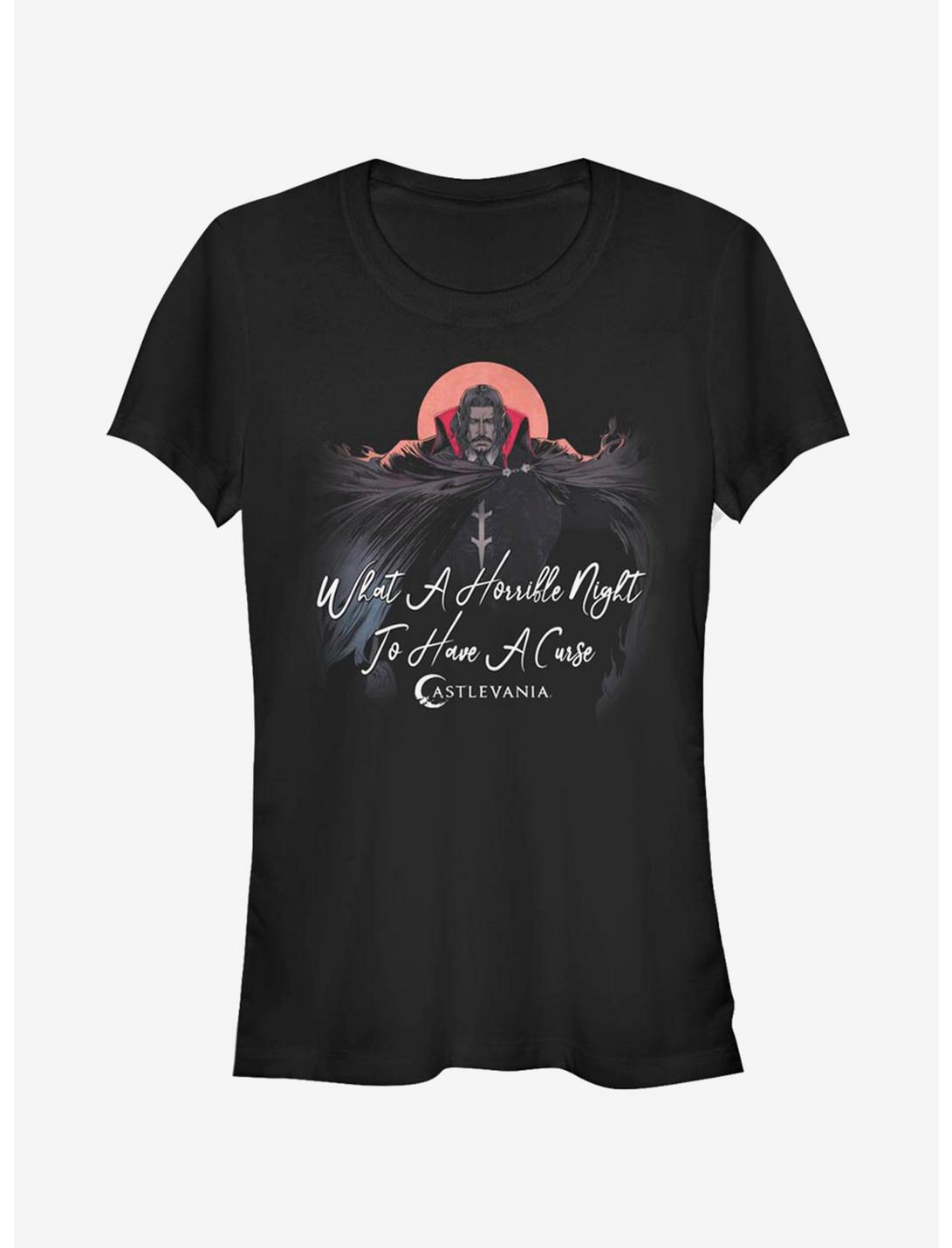 Castlevania Horrible Night To Have A Curse Girls T-Shirt, BLACK, hi-res