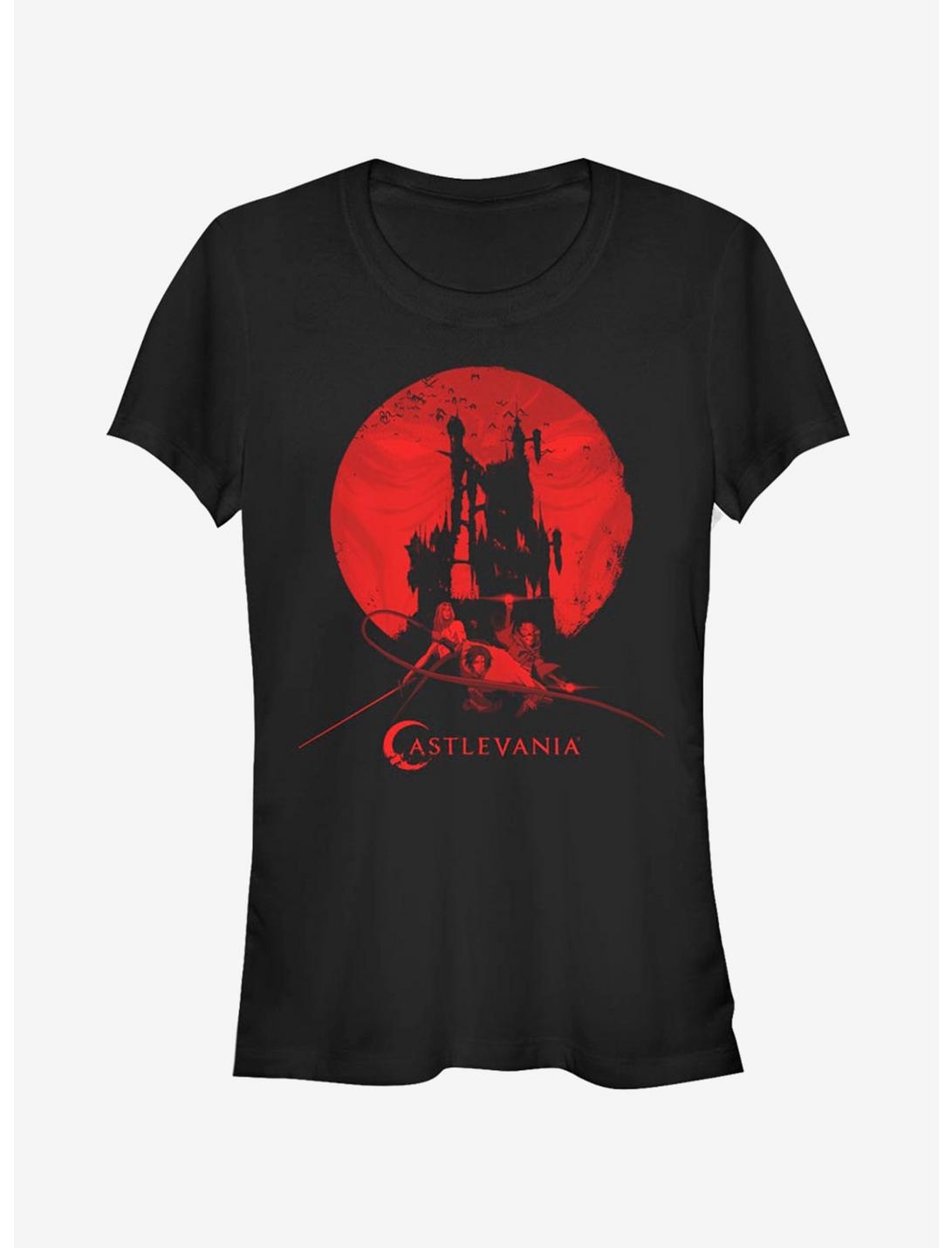 Castlevania Moon Eyes Girls T-Shirt, BLACK, hi-res