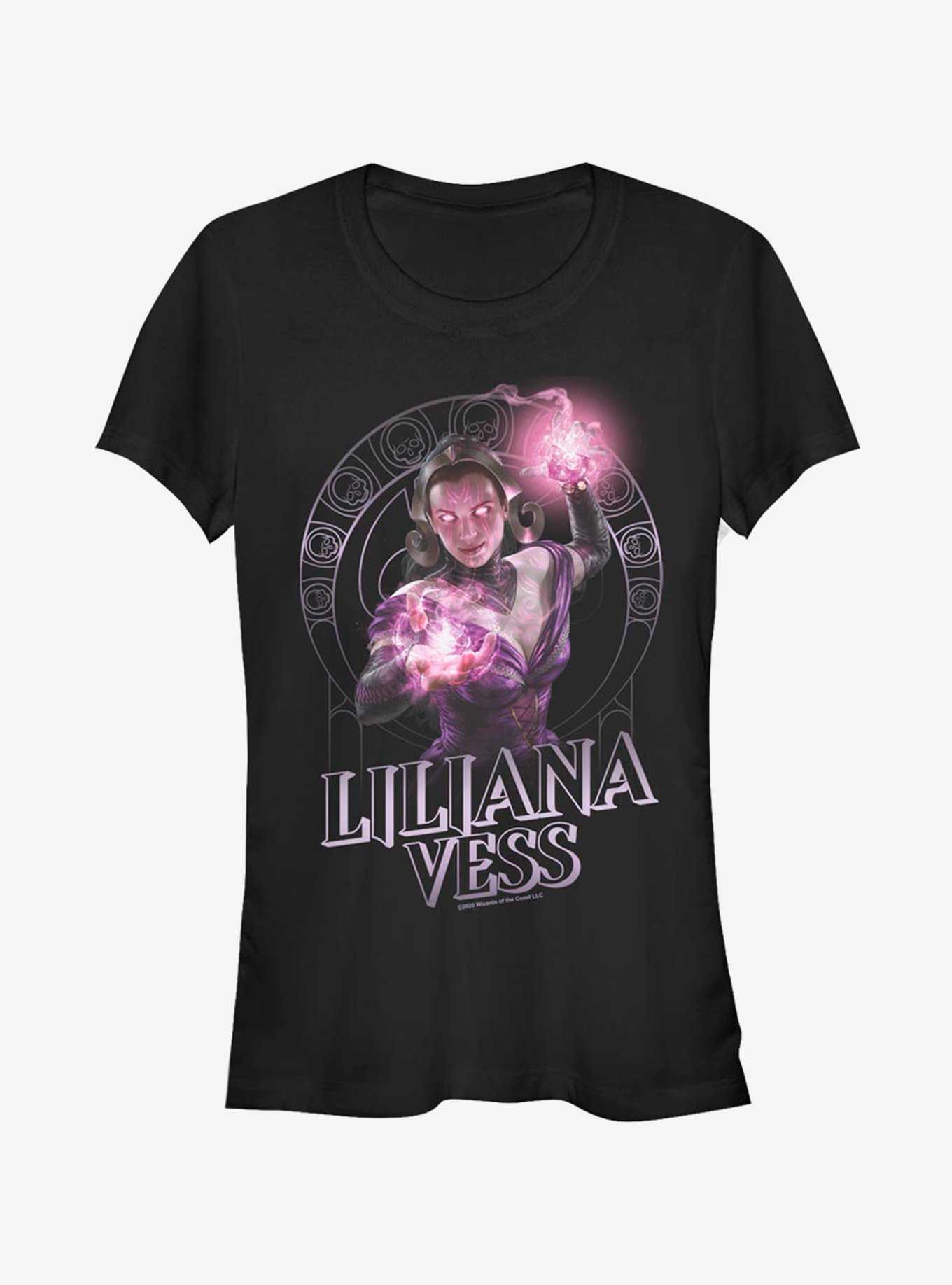 Magic: The Gathering Nouveau Liliana Girls T-Shirt, , hi-res