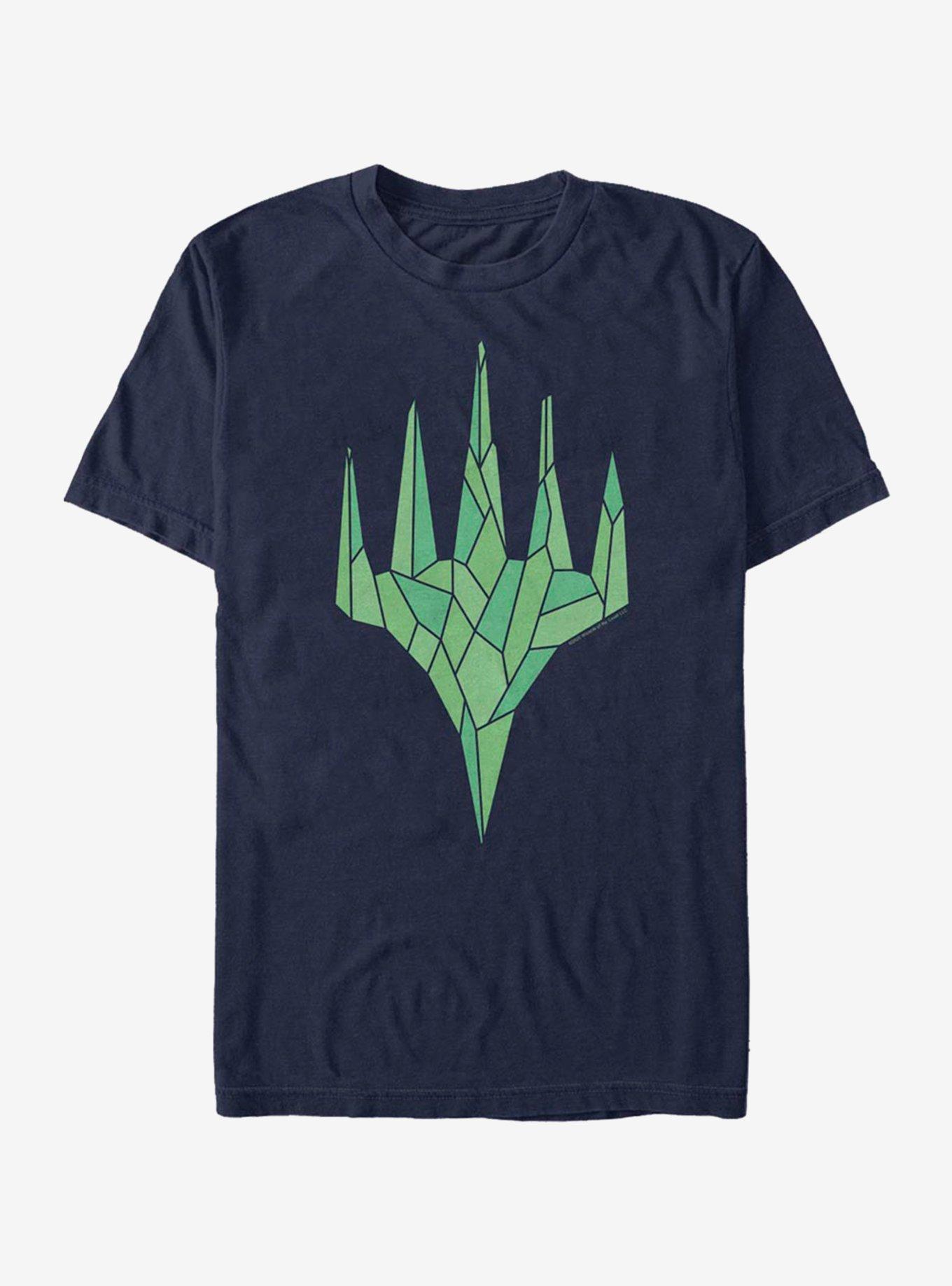 Magic: The Gathering Green Crystal T-Shirt, , hi-res