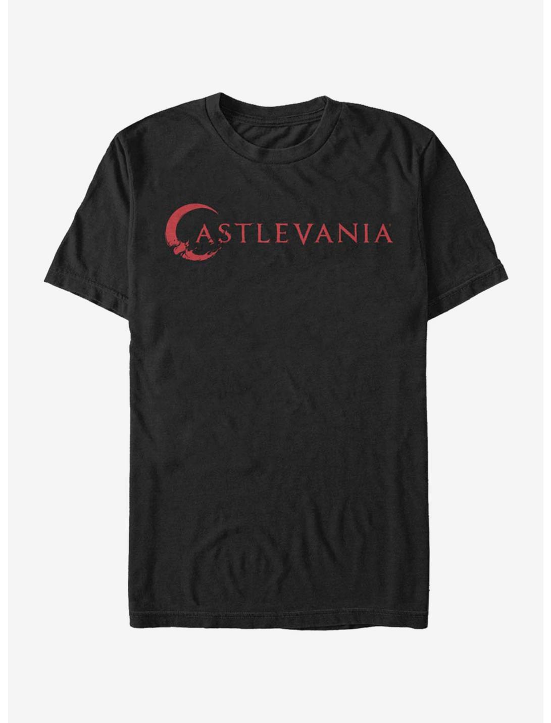 Castlevania Logo T-Shirt, BLACK, hi-res