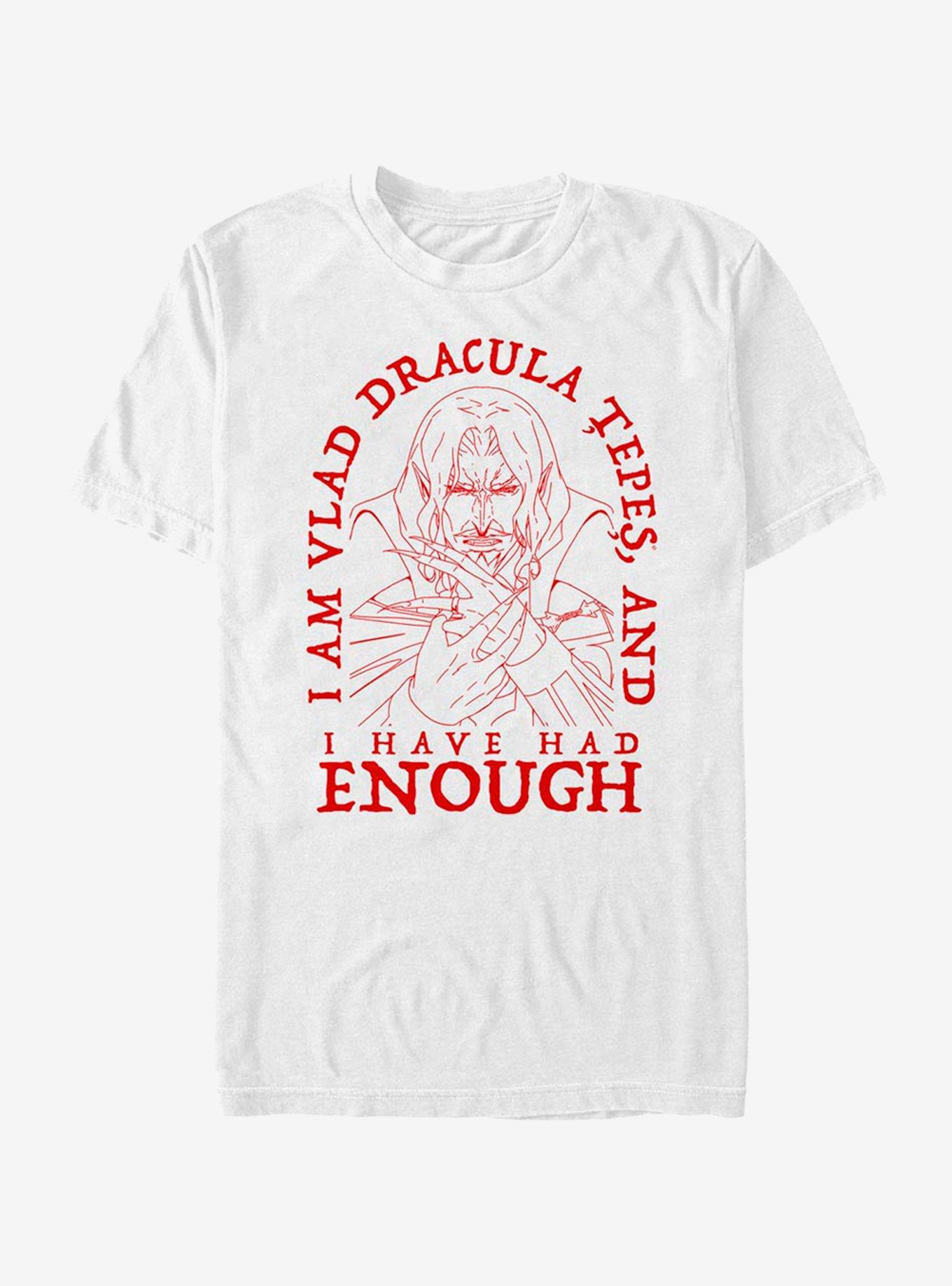 Castlevania Had Enough T-Shirt, WHITE, hi-res