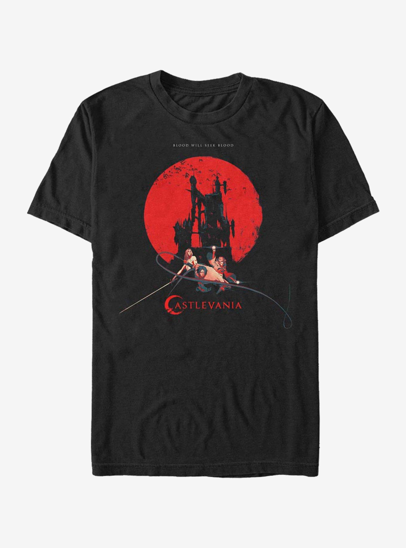 Castlevania Hero Weapons T-Shirt, BLACK, hi-res