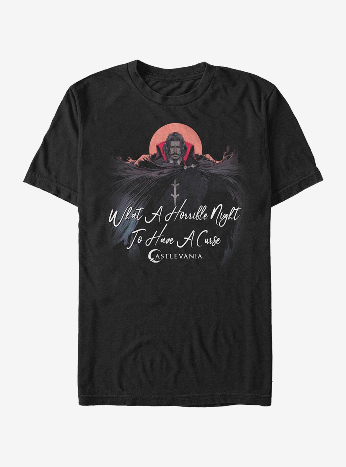 Castlevania Horrible Night To Have A Curse T-Shirt, BLACK, hi-res