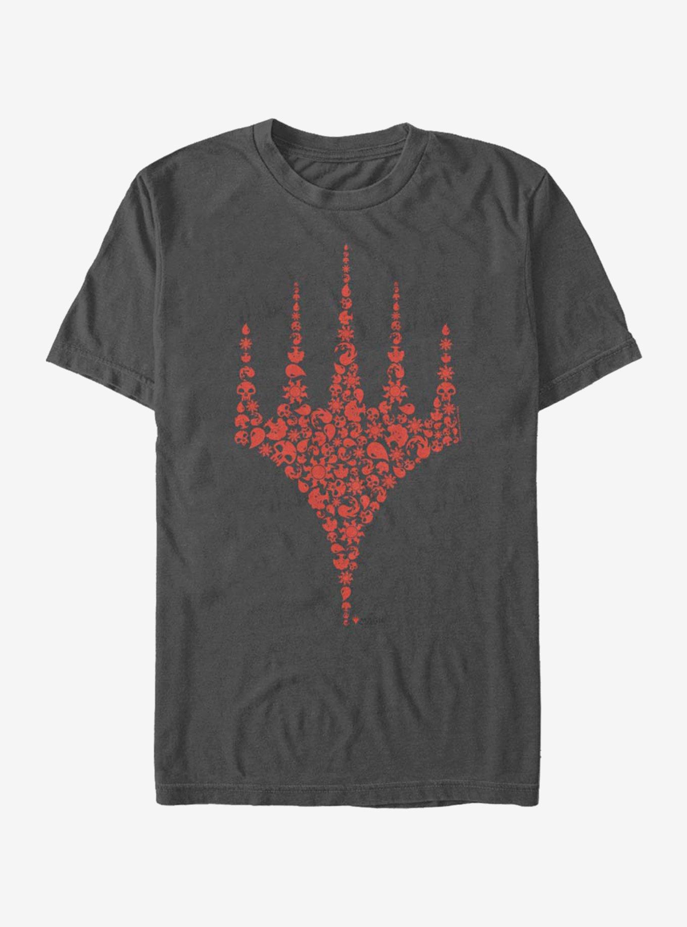 Magic: The Gathering Logo Lots T-Shirt, CHARCOAL, hi-res