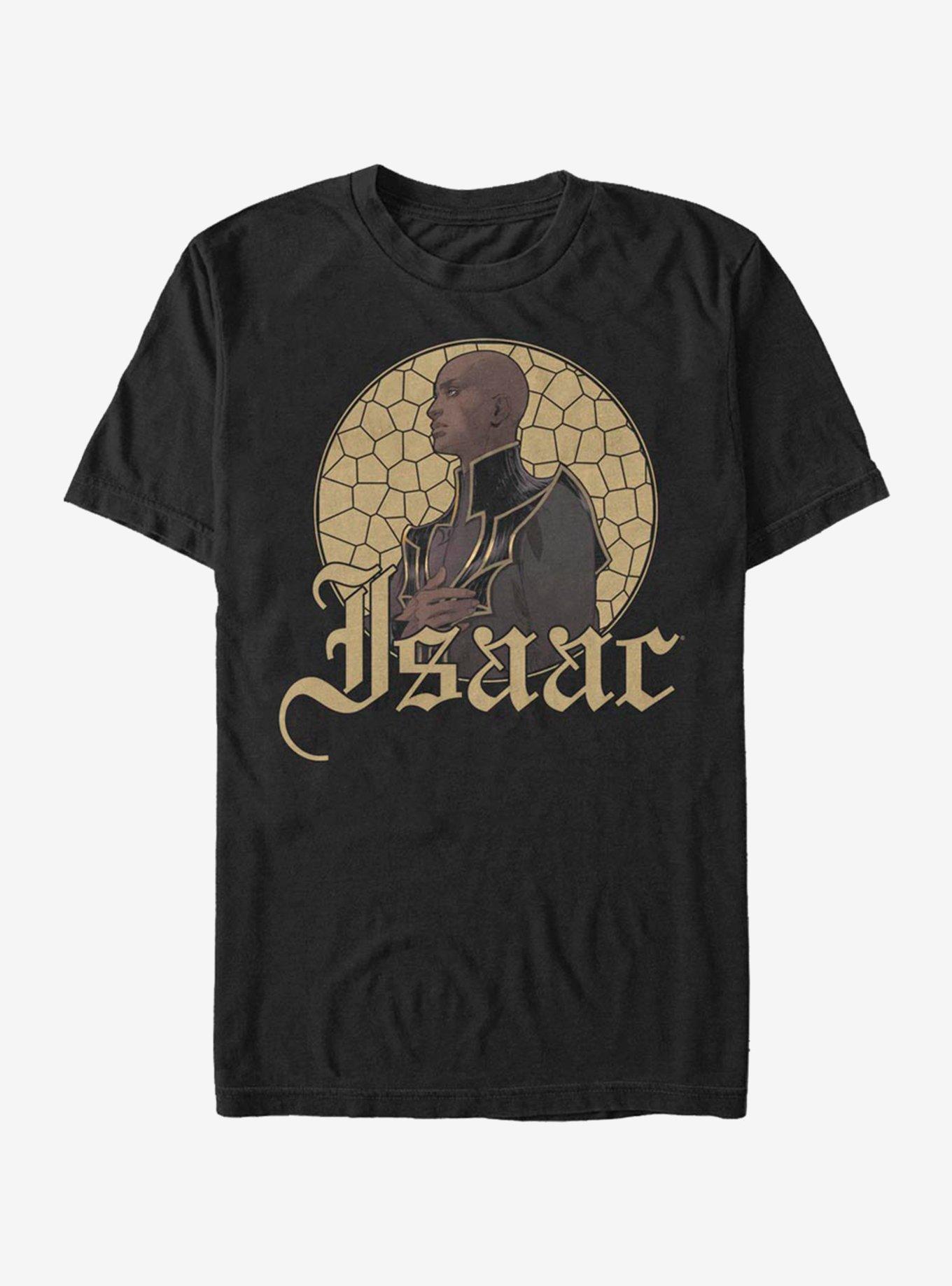 Castlevania Stained Glass Isaac T-Shirt, BLACK, hi-res