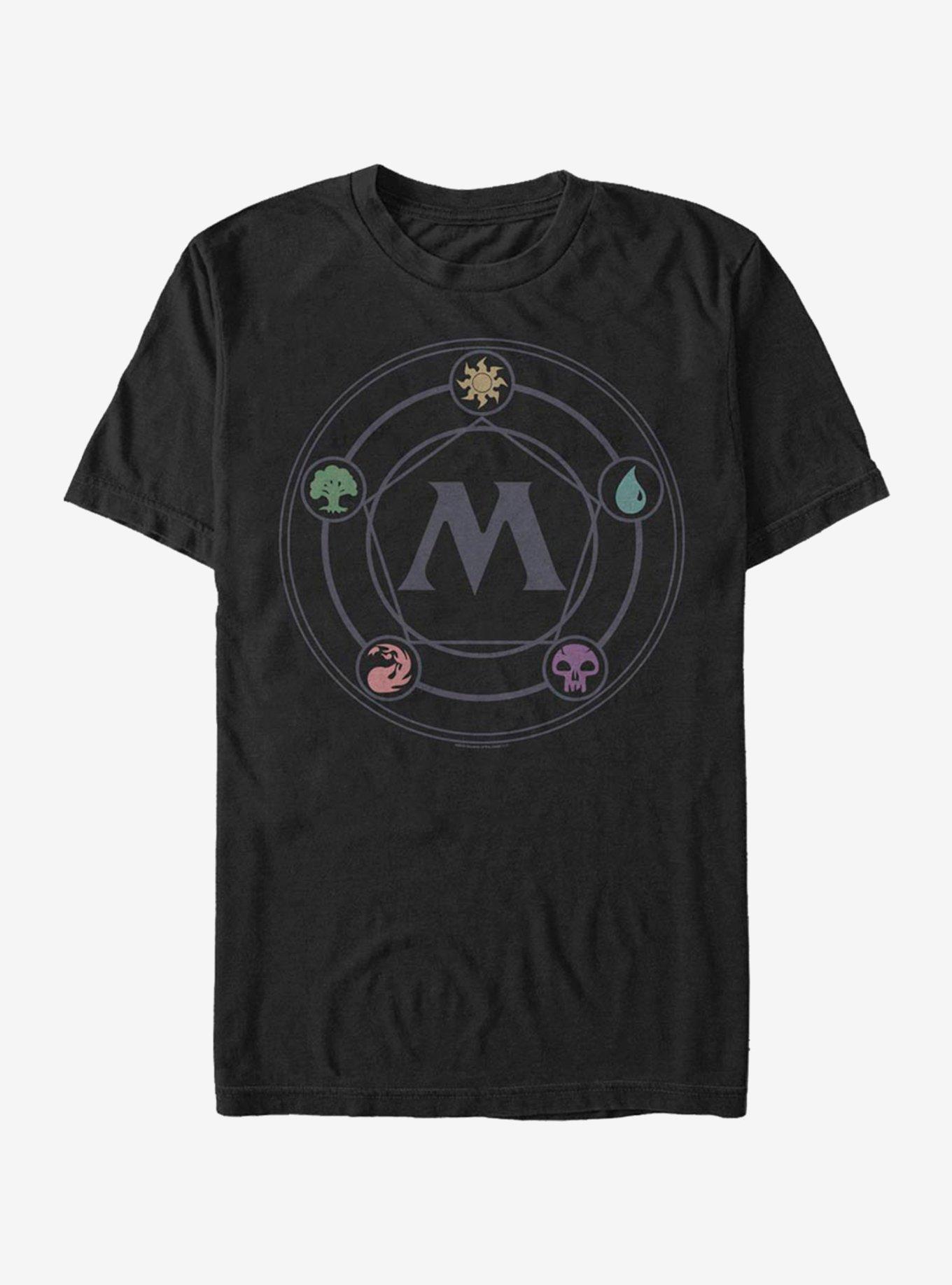 Magic: The Gathering Mana Pentagon T-Shirt, BLACK, hi-res
