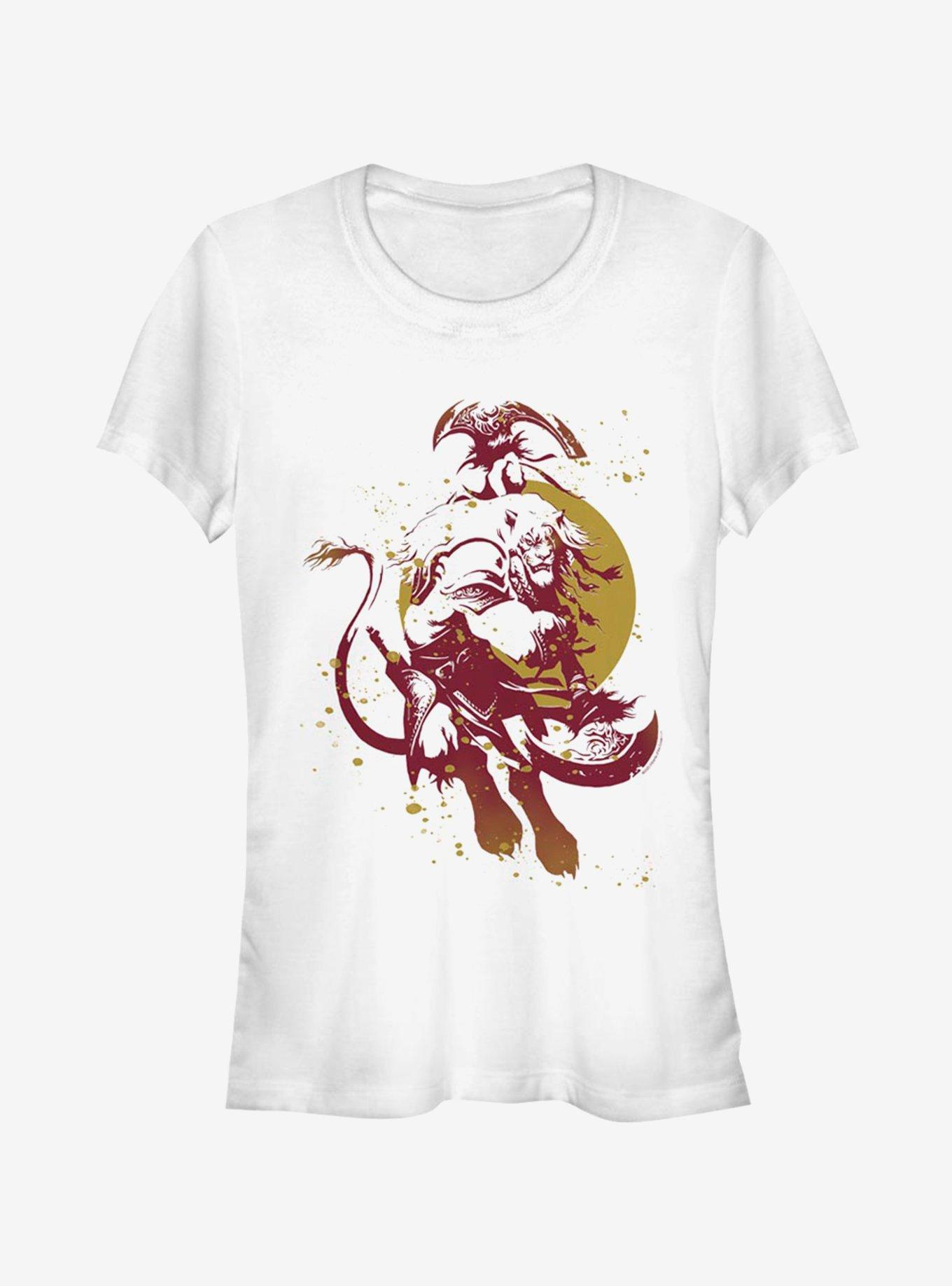 Magic: The Gathering Ajani in Action Girls T-Shirt, WHITE, hi-res