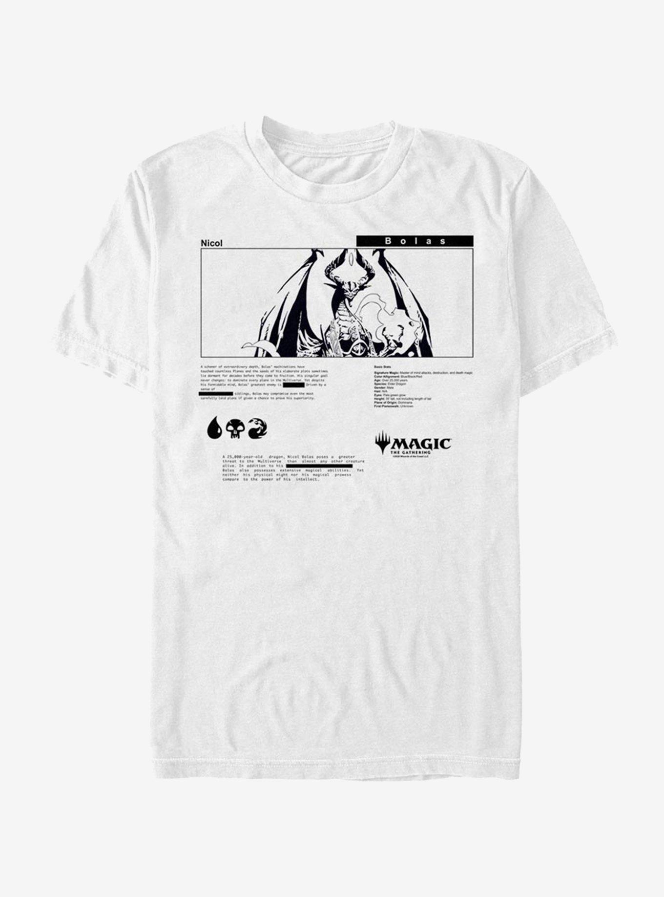 Magic: The Gathering Nicol Bolas Street Inspired T-Shirt, WHITE, hi-res