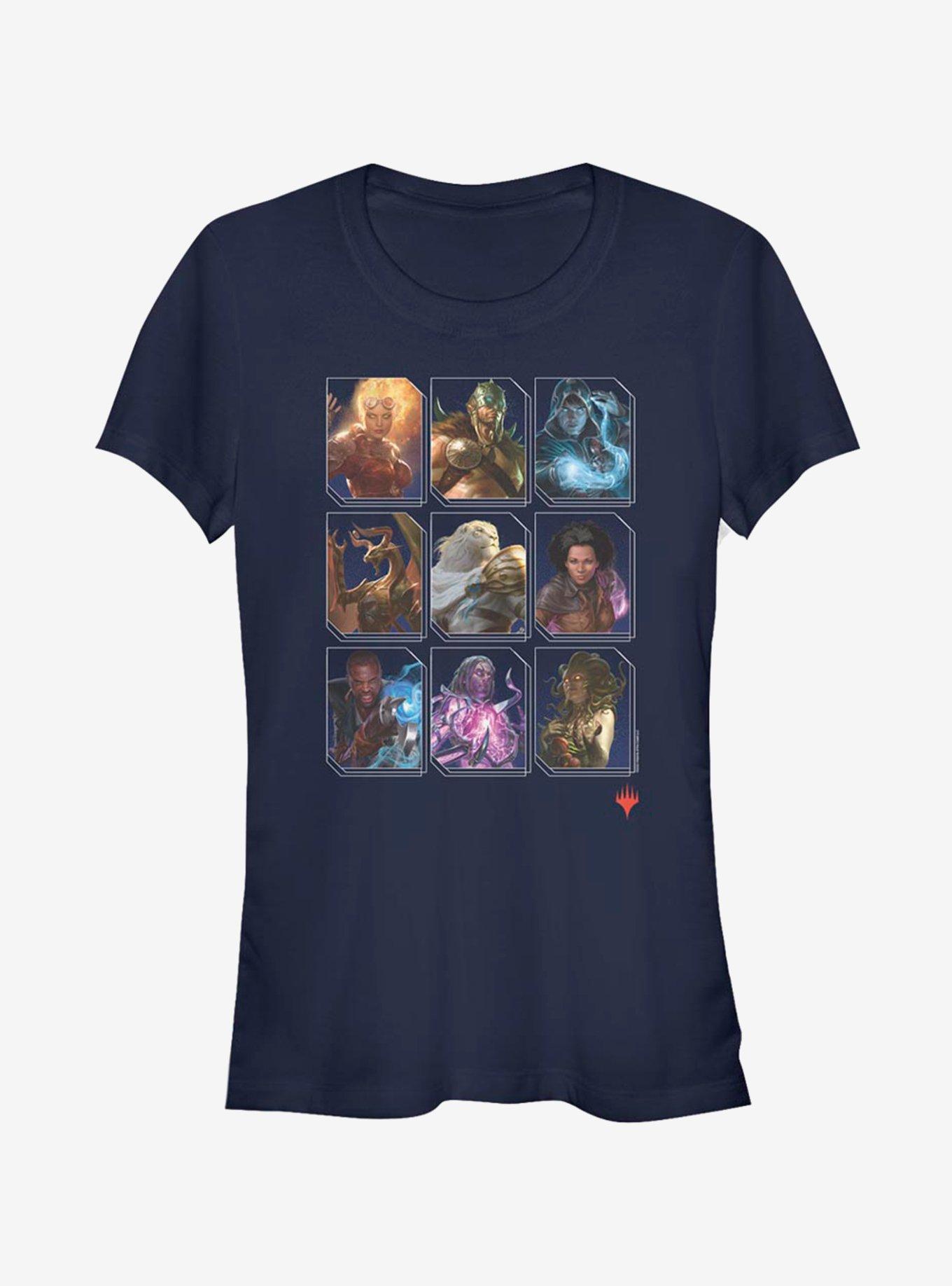 Magic: The Gathering Box Up Girls T-Shirt, NAVY, hi-res