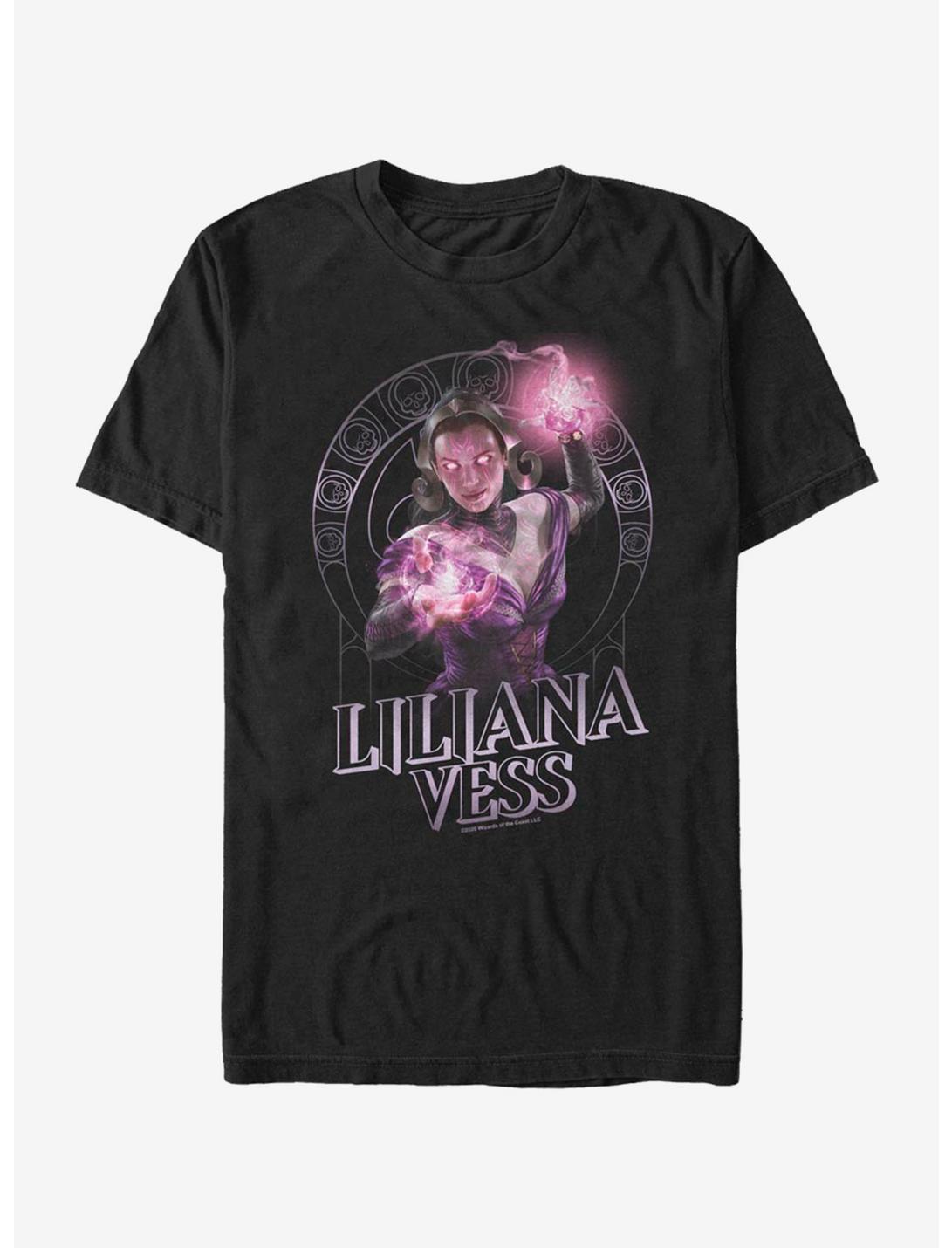 Magic: The Gathering Nouveau Liliana T-Shirt, BLACK, hi-res