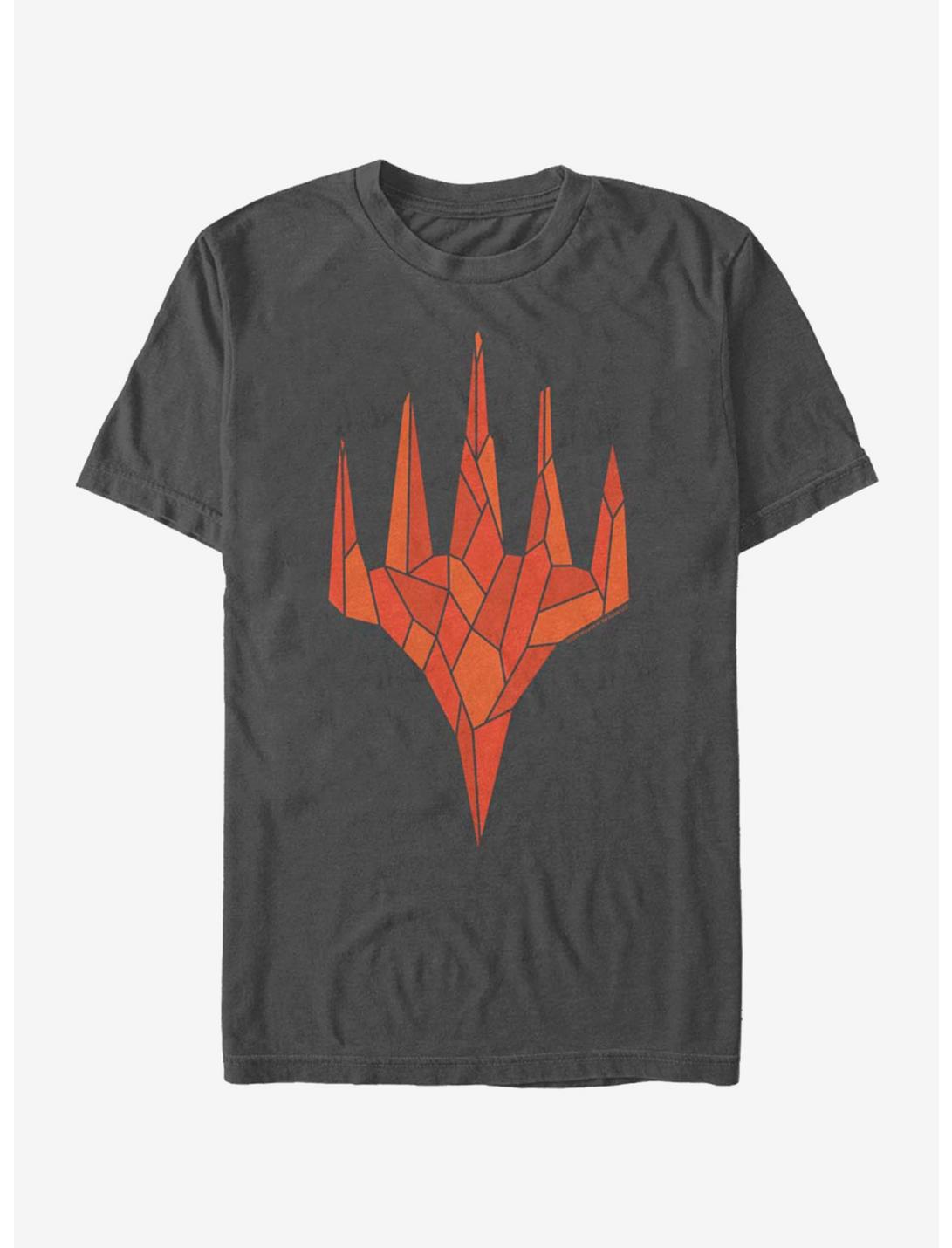 Magic: The Gathering Orange Crystal T-Shirt, CHARCOAL, hi-res