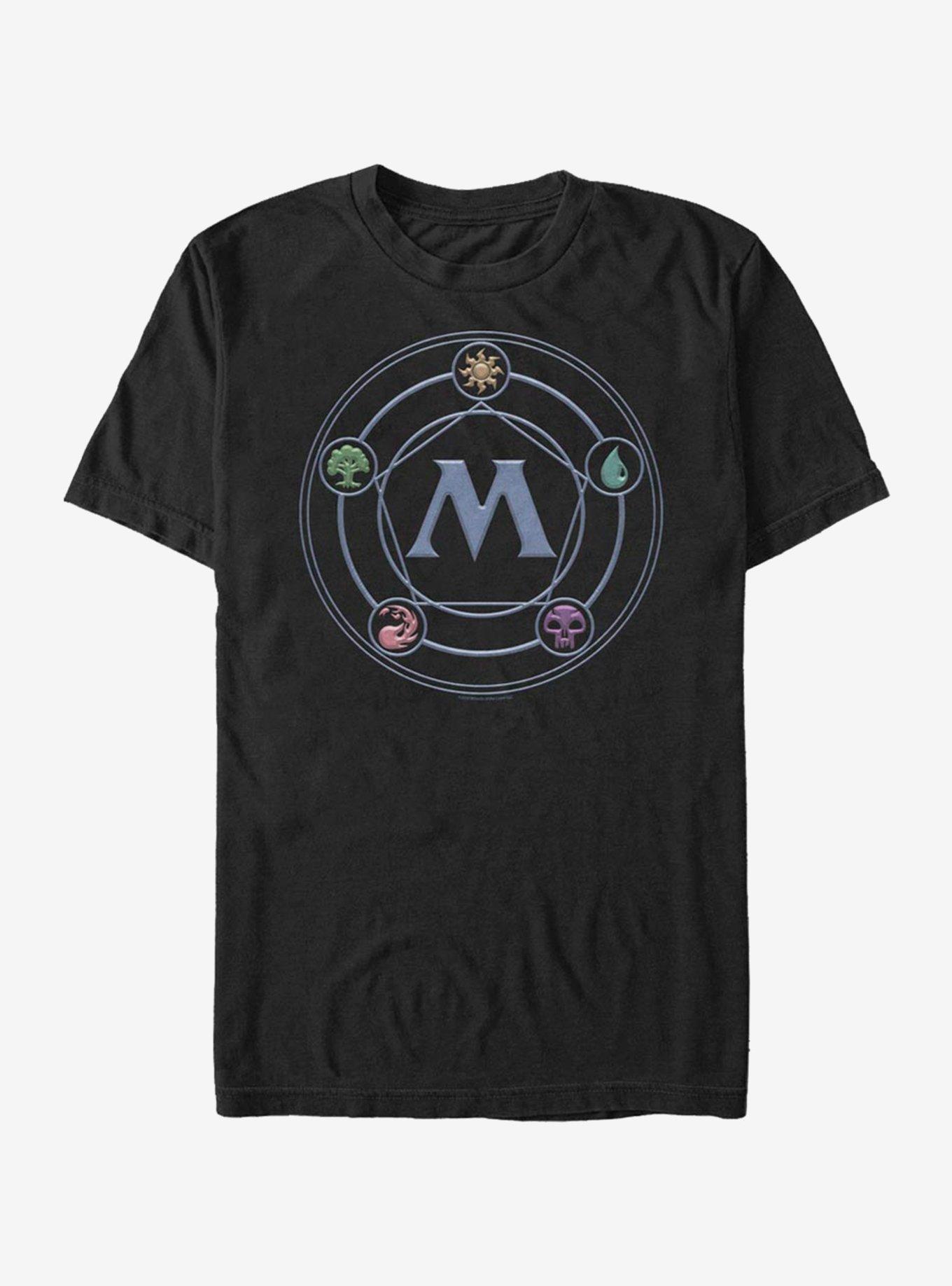 Magic: The Gathering Stone Mana Pentagon T-Shirt, BLACK, hi-res