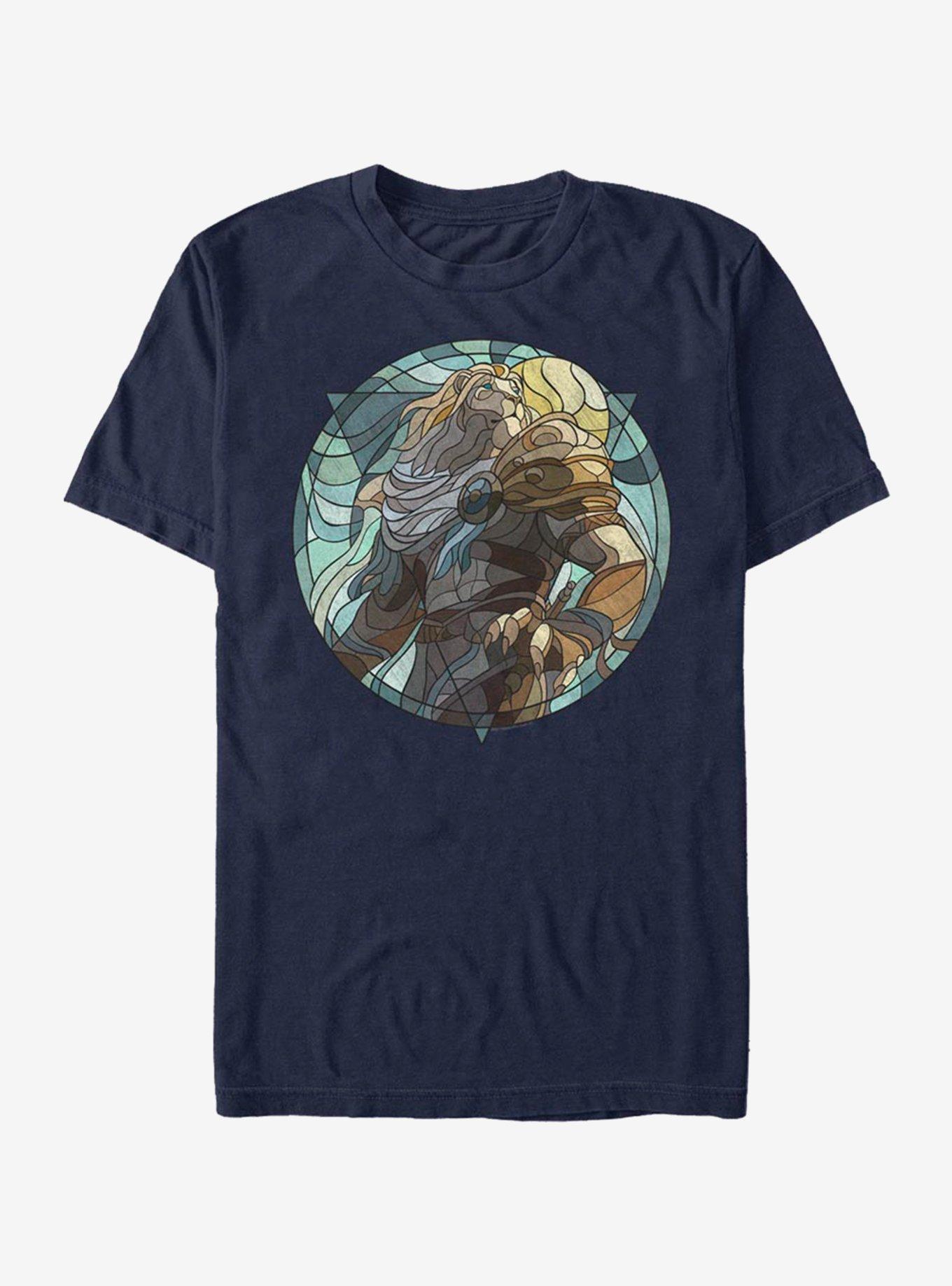 Magic: The Gathering Ajani Glass T-Shirt, NAVY, hi-res