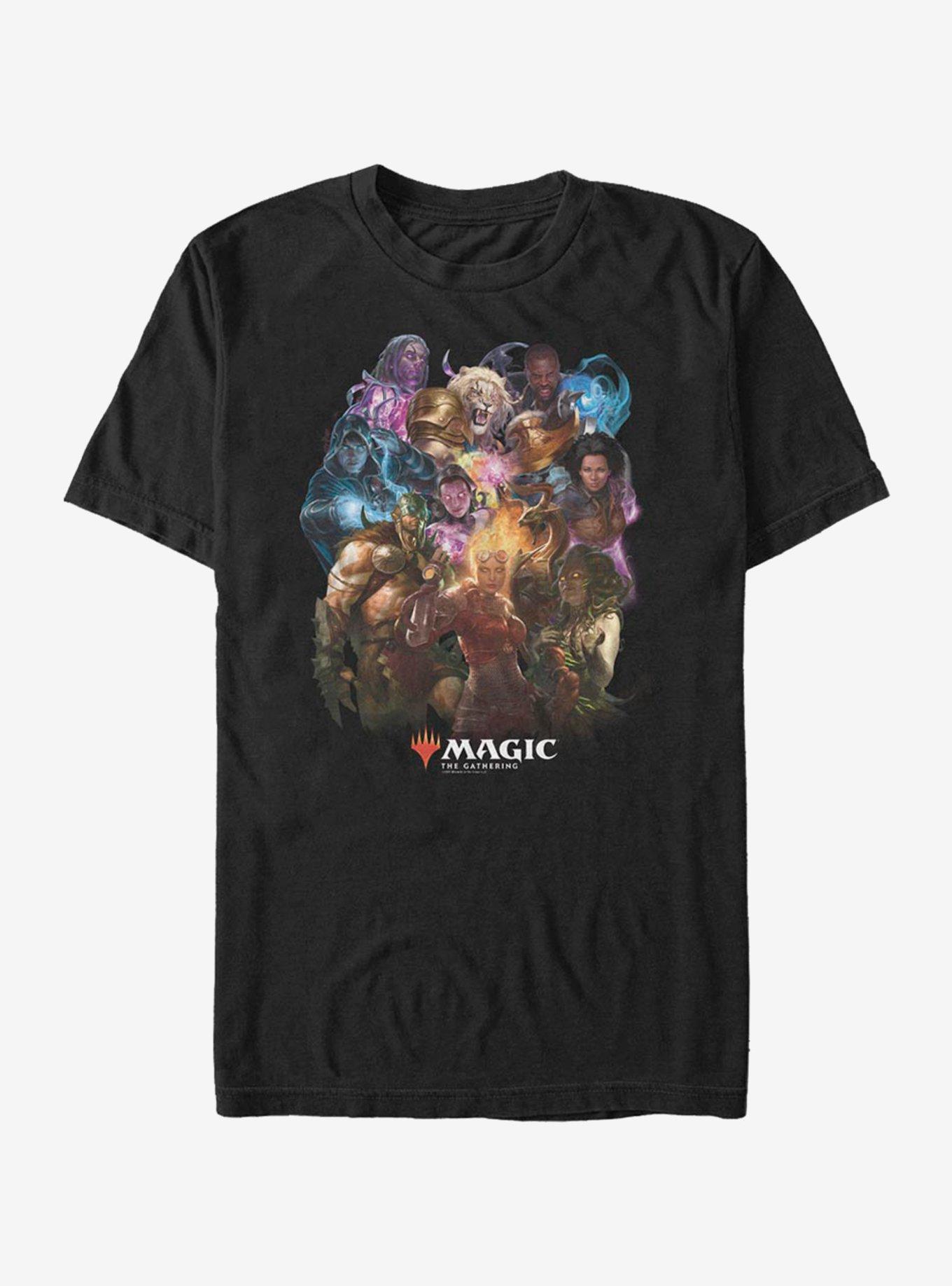 Magic: The Gathering Character Group T-Shirt, BLACK, hi-res